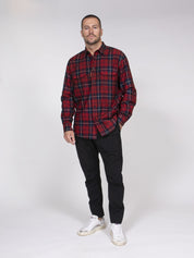 Dsquared2 Camicia Canadian Vintage 001F INDIGO/RED