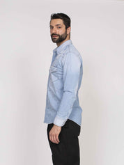 Dsquared2 Camicia Canadian Western 470 DENIM