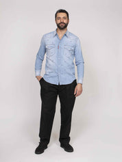 Dsquared2 Camicia Canadian Western 470 DENIM