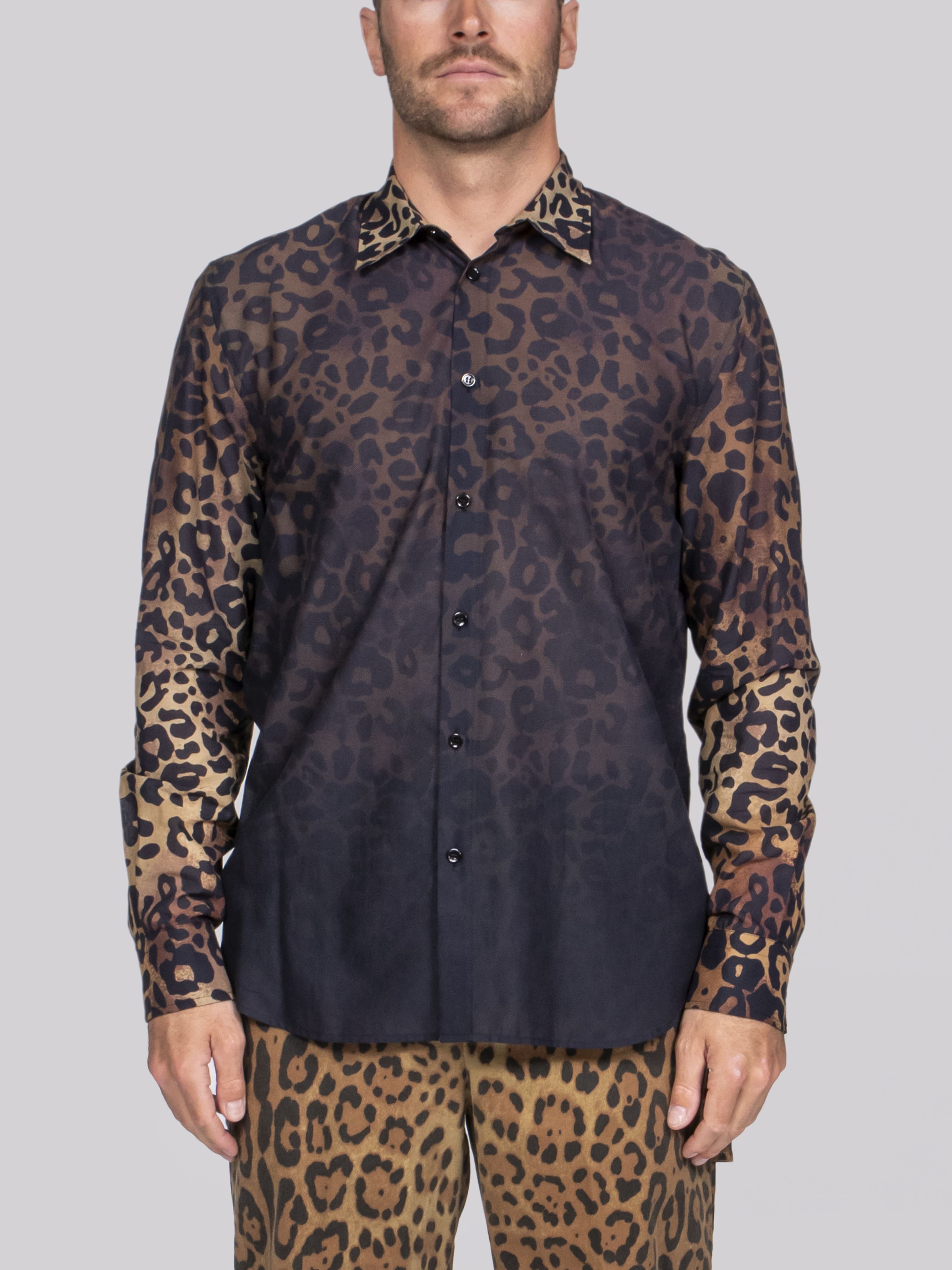 Amaranto Camicia DF ANIMALIER