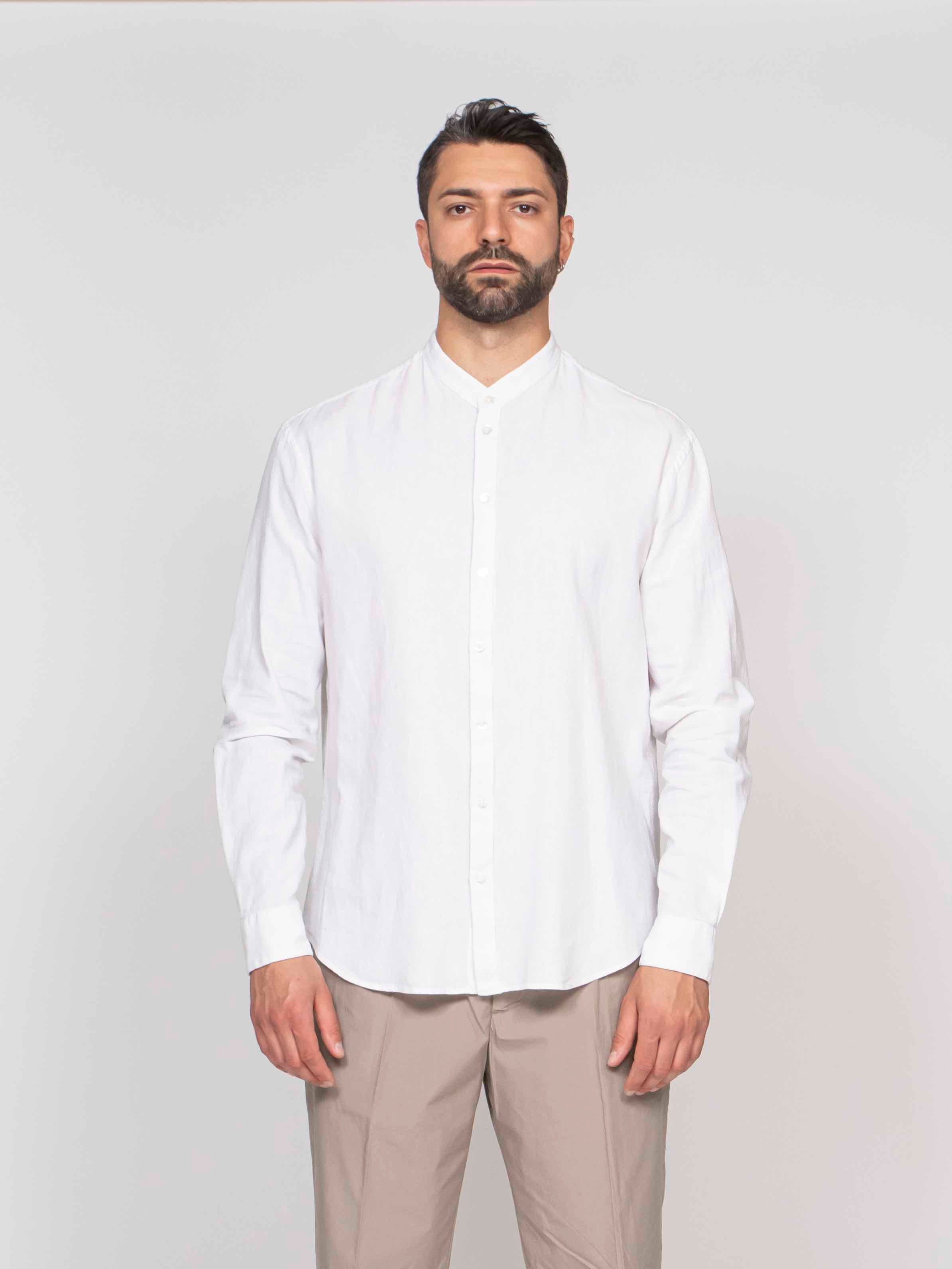 Emporio Armani Camicia F0015 WHITE FANCY