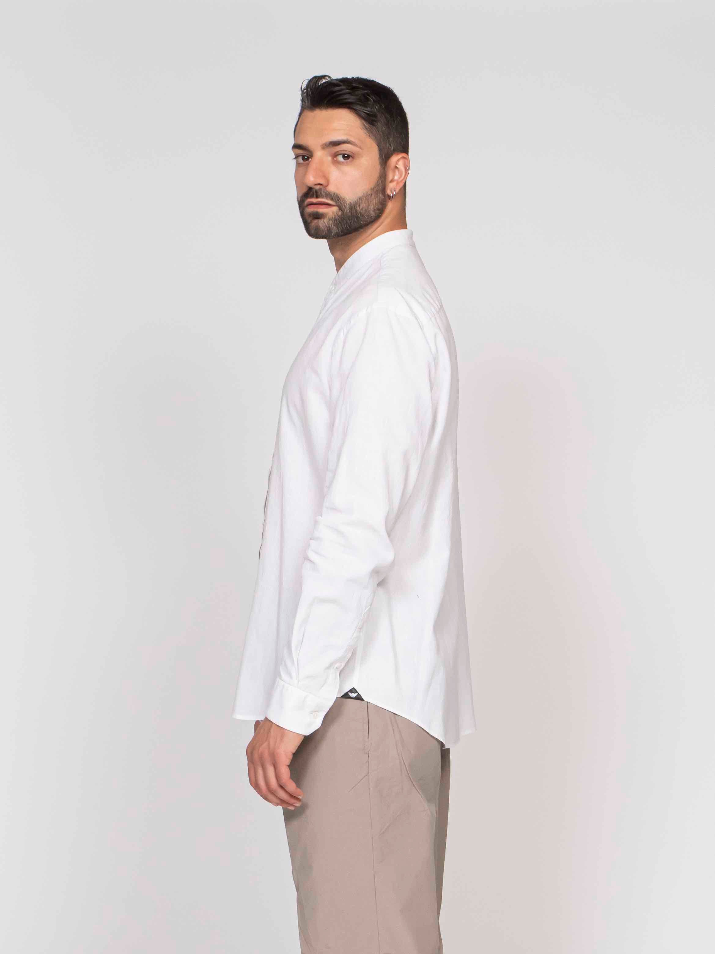 Emporio Armani Camicia F0015 WHITE FANCY