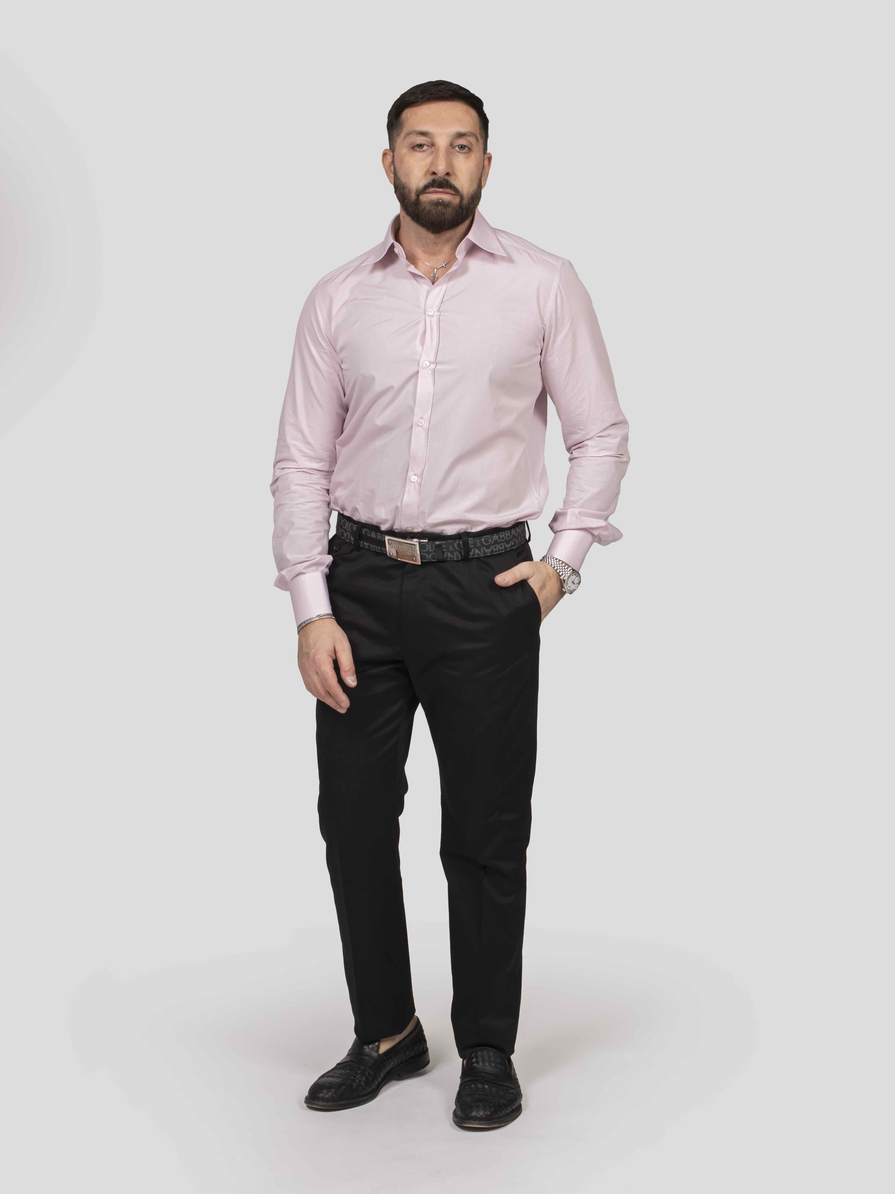 Dolce & Gabbana Camicia F0320 ROSA CONFETTO