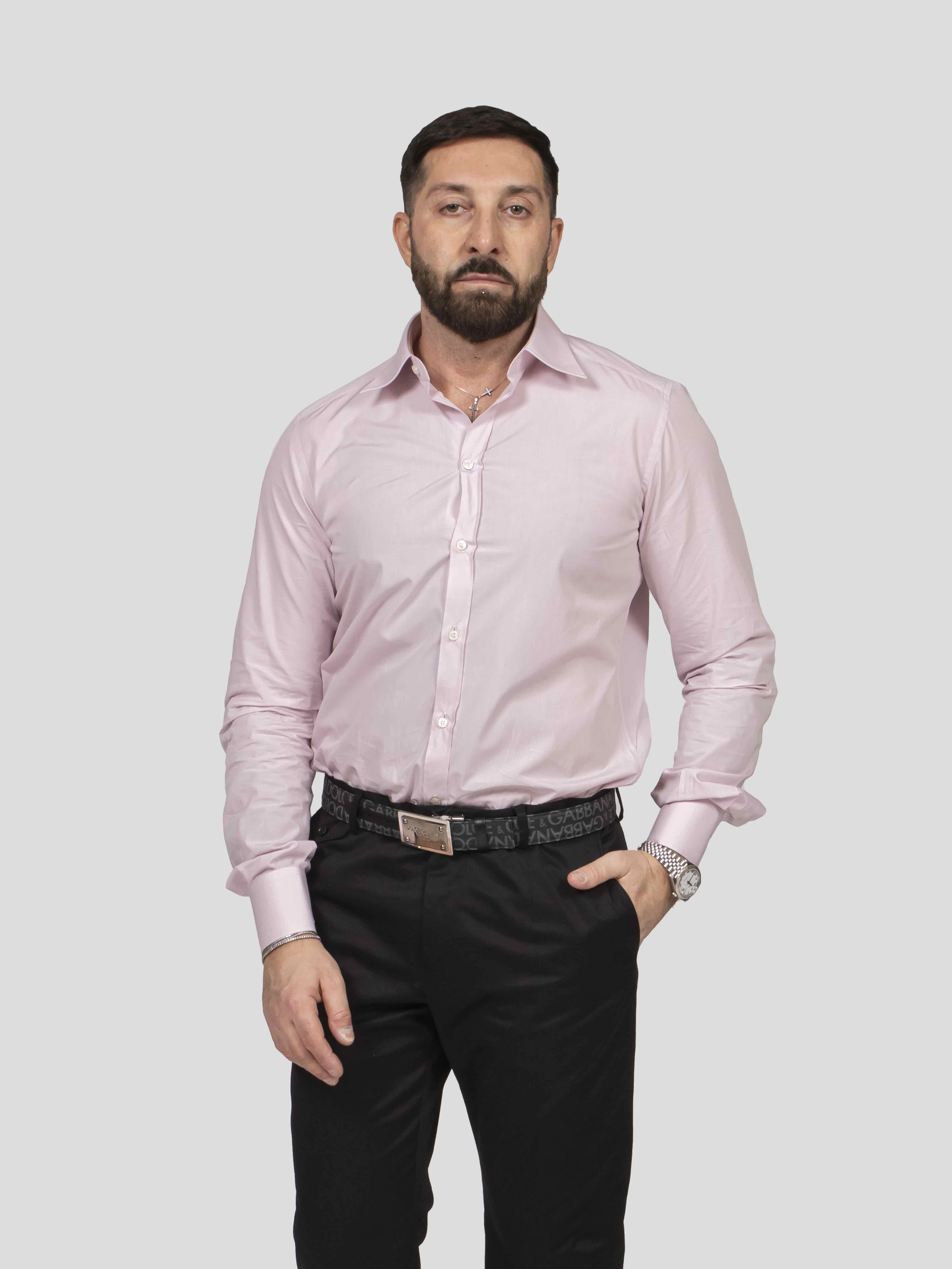 Dolce & Gabbana Camicia F0320 ROSA CONFETTO