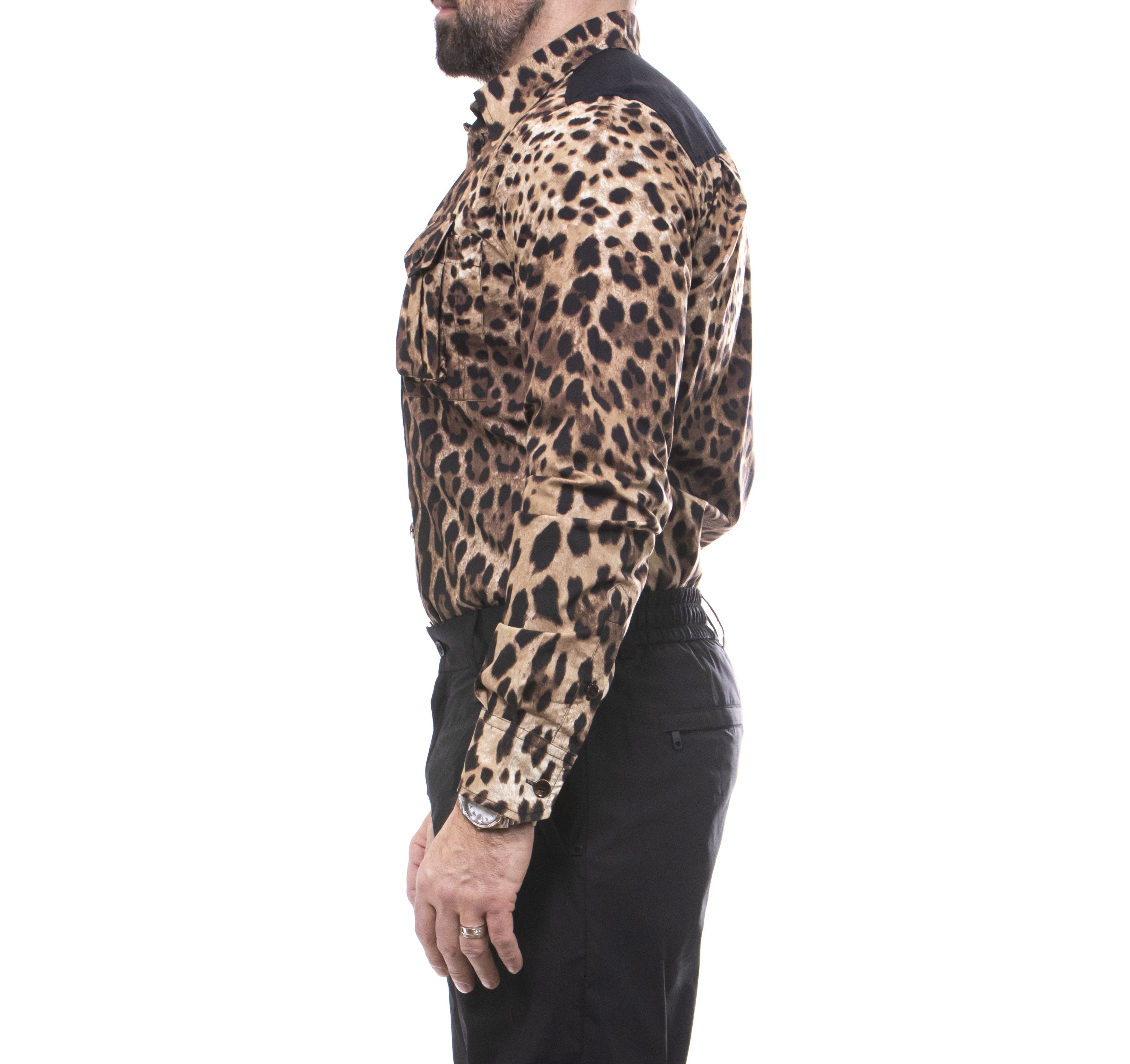 Dolce & Gabbana Camicia G5it1t Hs5e3 HY13M LEO NEW