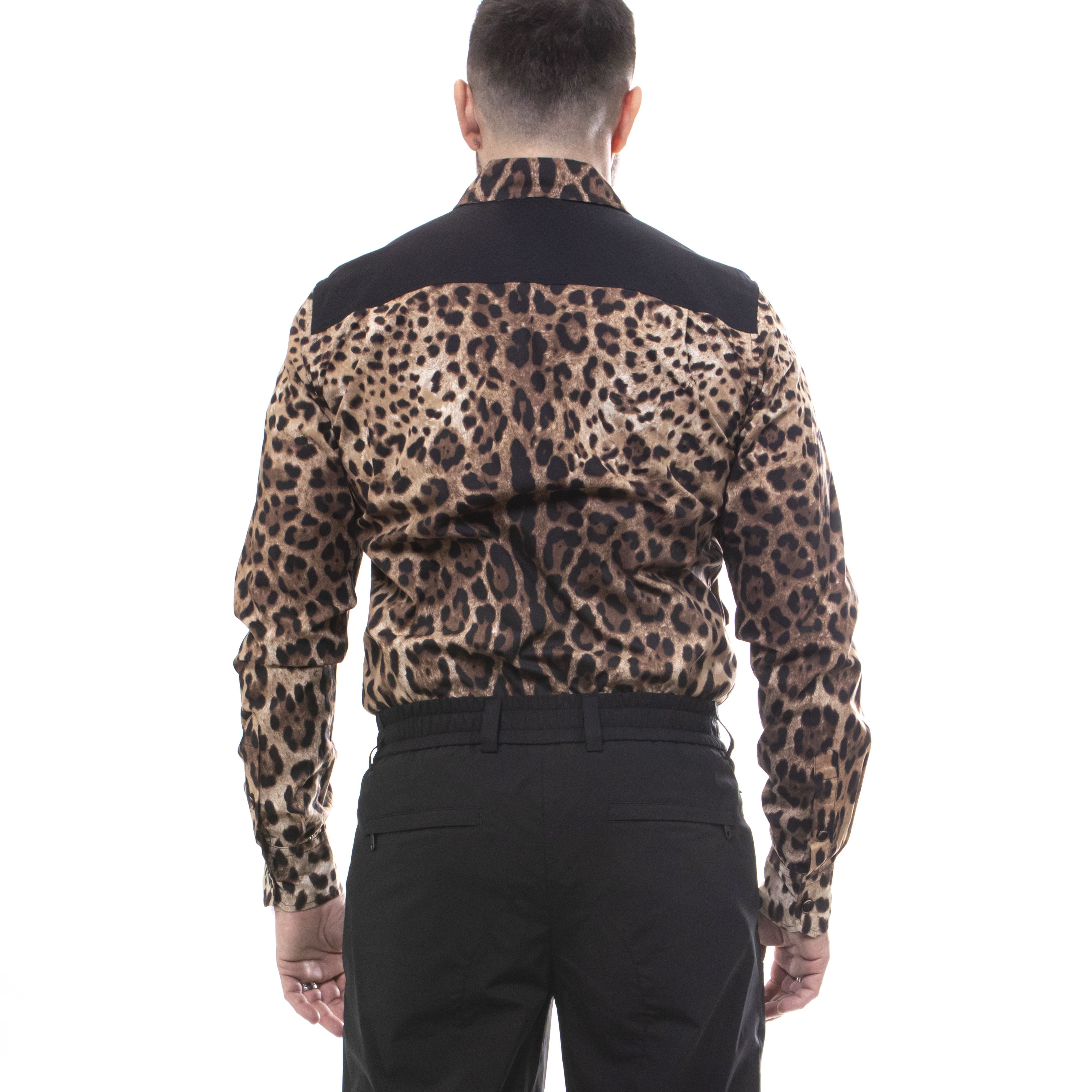 Dolce & Gabbana Camicia G5it1t Hs5e3 HY13M LEO NEW