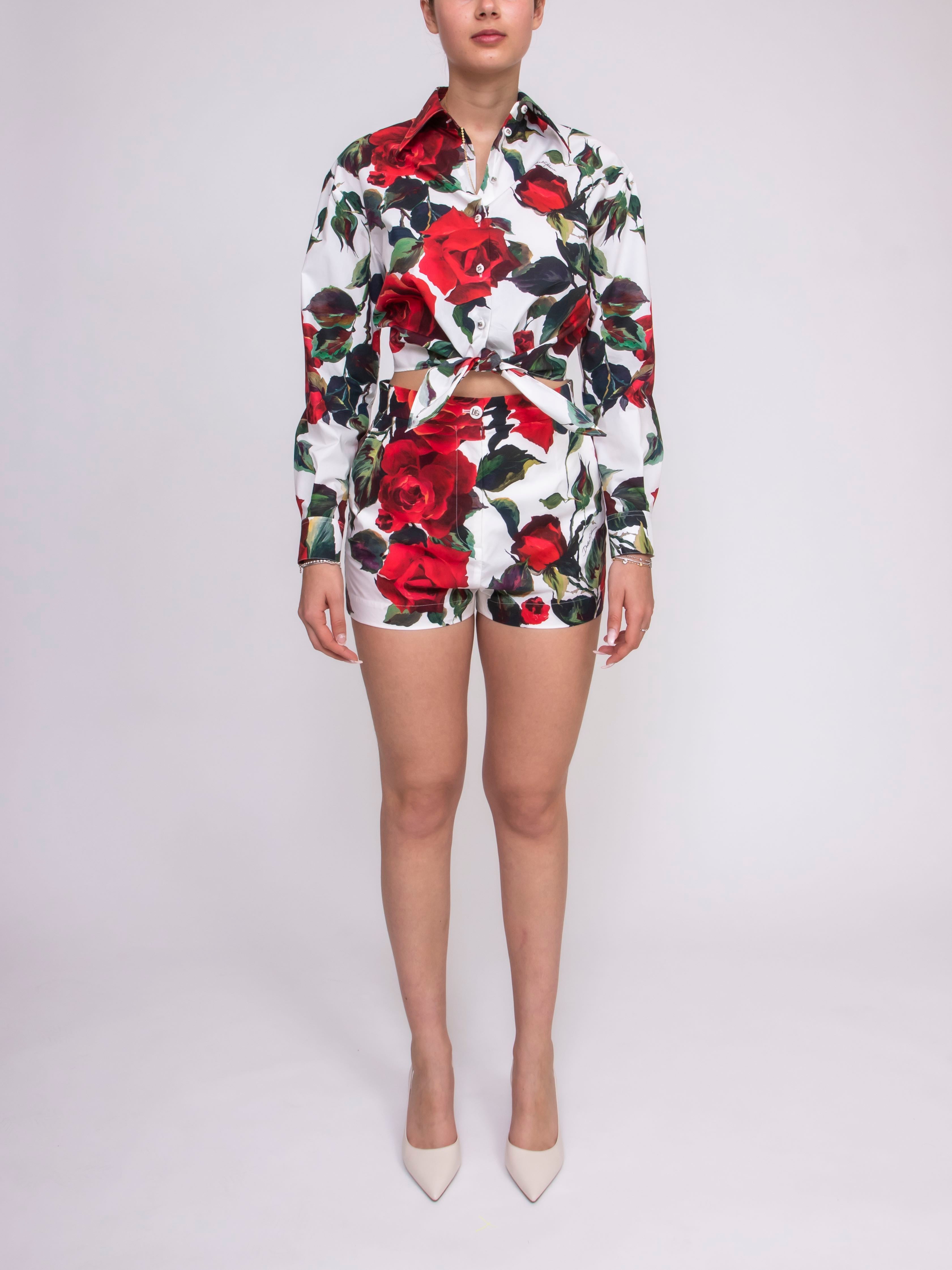 Dolce & Gabbana Camicia HA5KQ ROSA ROSSA