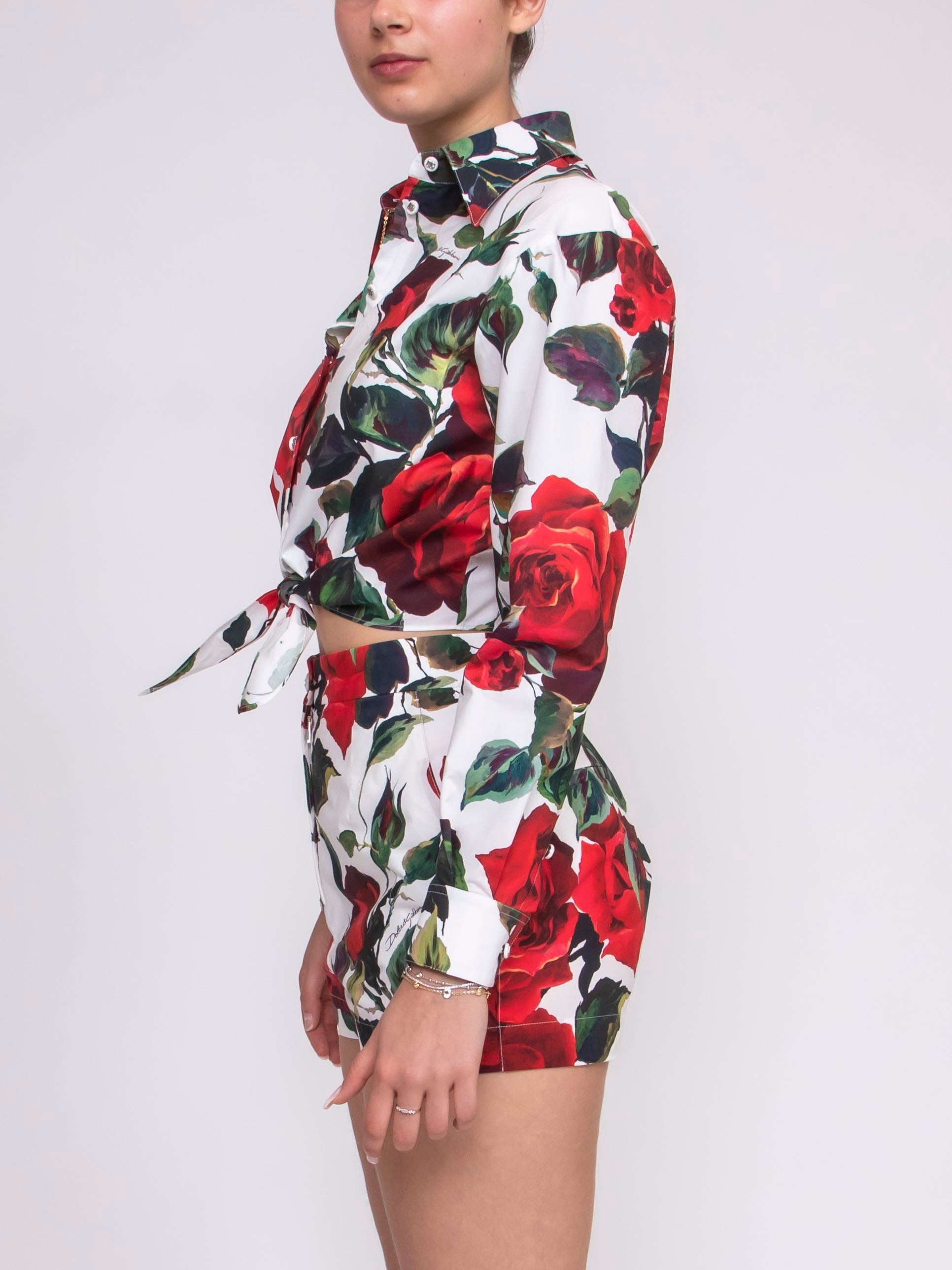 Dolce & Gabbana Camicia HA5KQ ROSA ROSSA