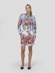 Dolce & Gabbana Camicia HC5ZO MAZZ.FIORI F.CELESTE
