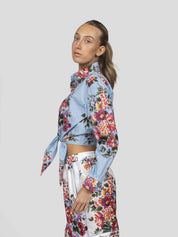 Dolce & Gabbana Camicia HC5ZO MAZZ.FIORI F.CELESTE