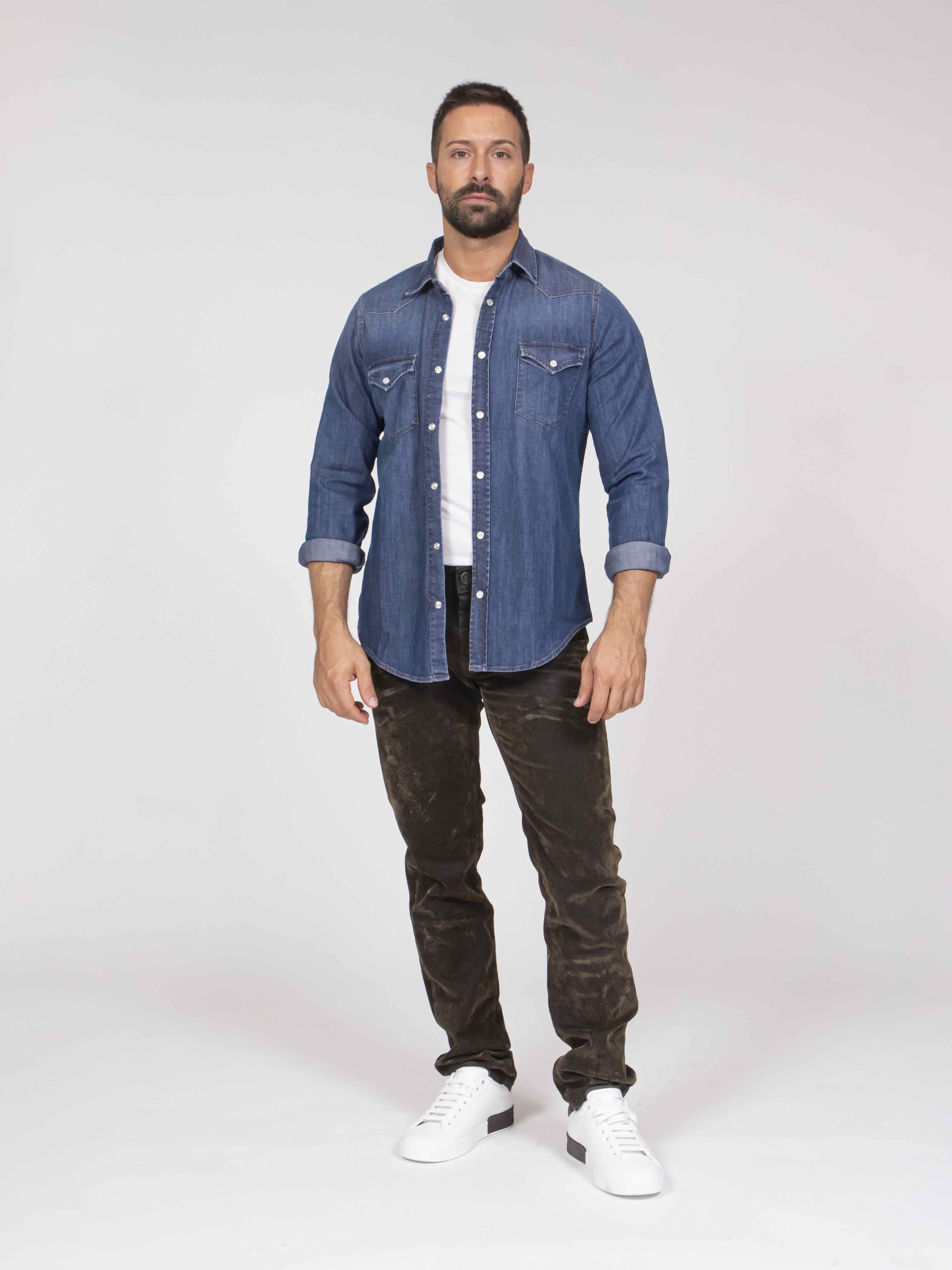 Messagerie Camicia Husky 0305 BLU DENIM