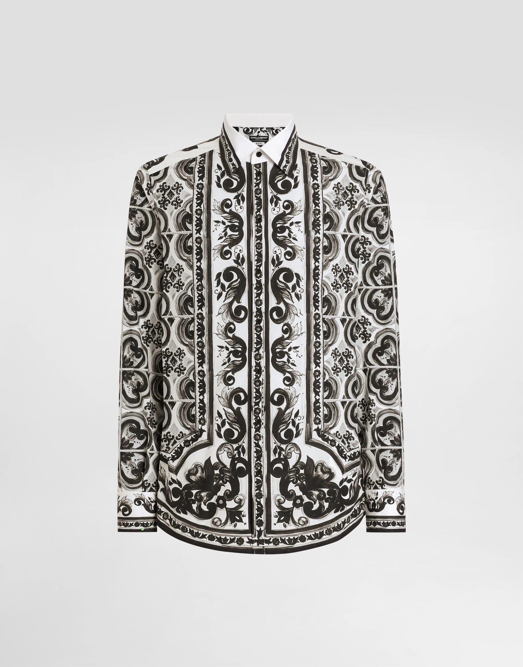 Dolce & Gabbana Camicia IU3TN MAIOLICA 3 NERO