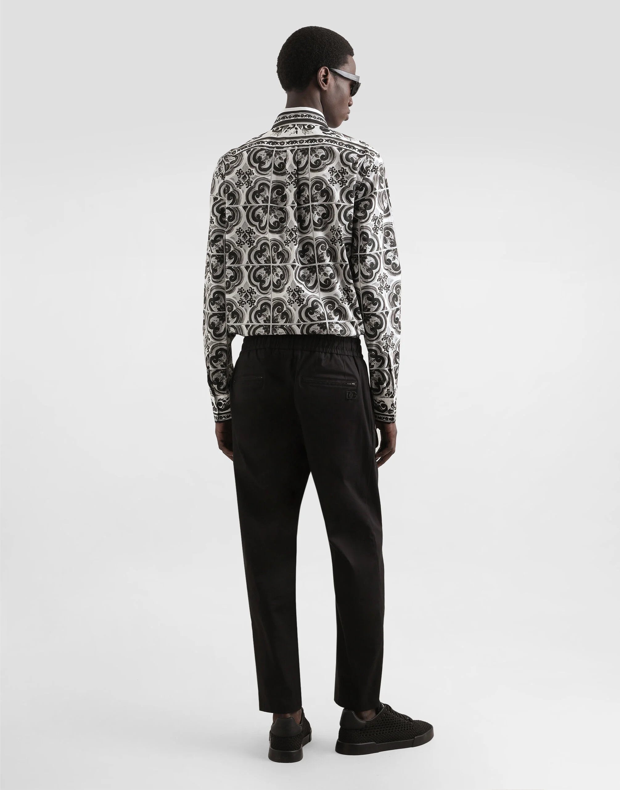 Dolce & Gabbana Camicia IU3TN MAIOLICA 3 NERO