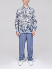 Just Cavalli Camicia Jungle Regular 204 NAVY