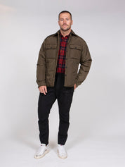 Dsquared2 Camicia Light Padded Nylon 727 MILITARY GREEN