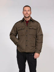 Dsquared2 Camicia Light Padded Nylon 727 MILITARY GREEN