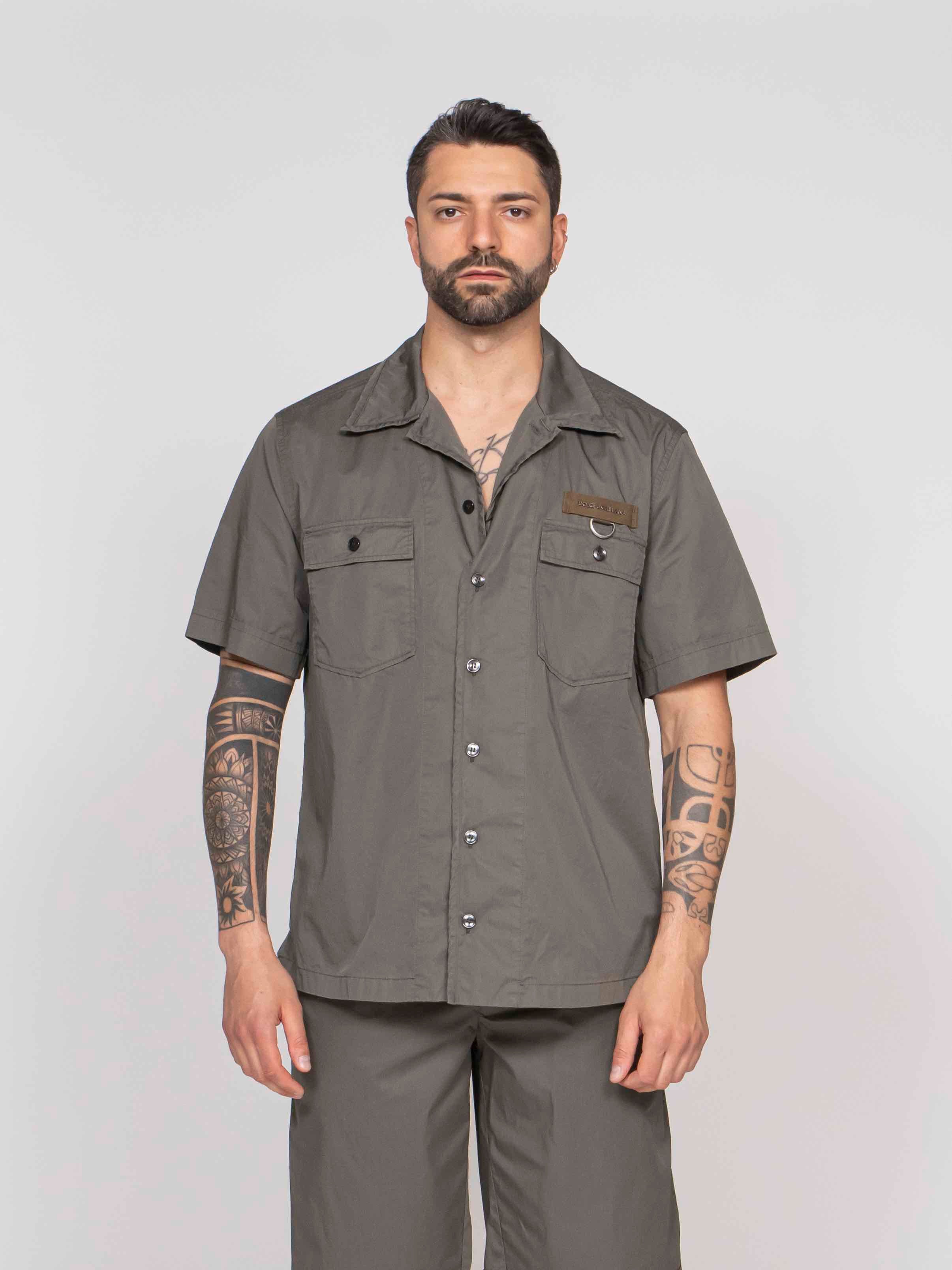 Dolce & Gabbana Camicia N0755 GRIGIO SCURO