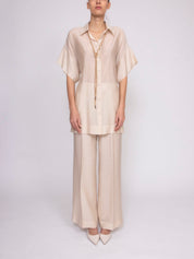 Blugirl Camicia Over Tencel 30907 BEIGE