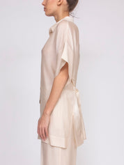 Blugirl Camicia Over Tencel 30907 BEIGE