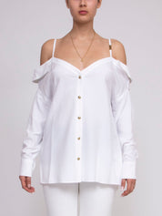 Versace Jeans Camicia Placed 003 BIANCO