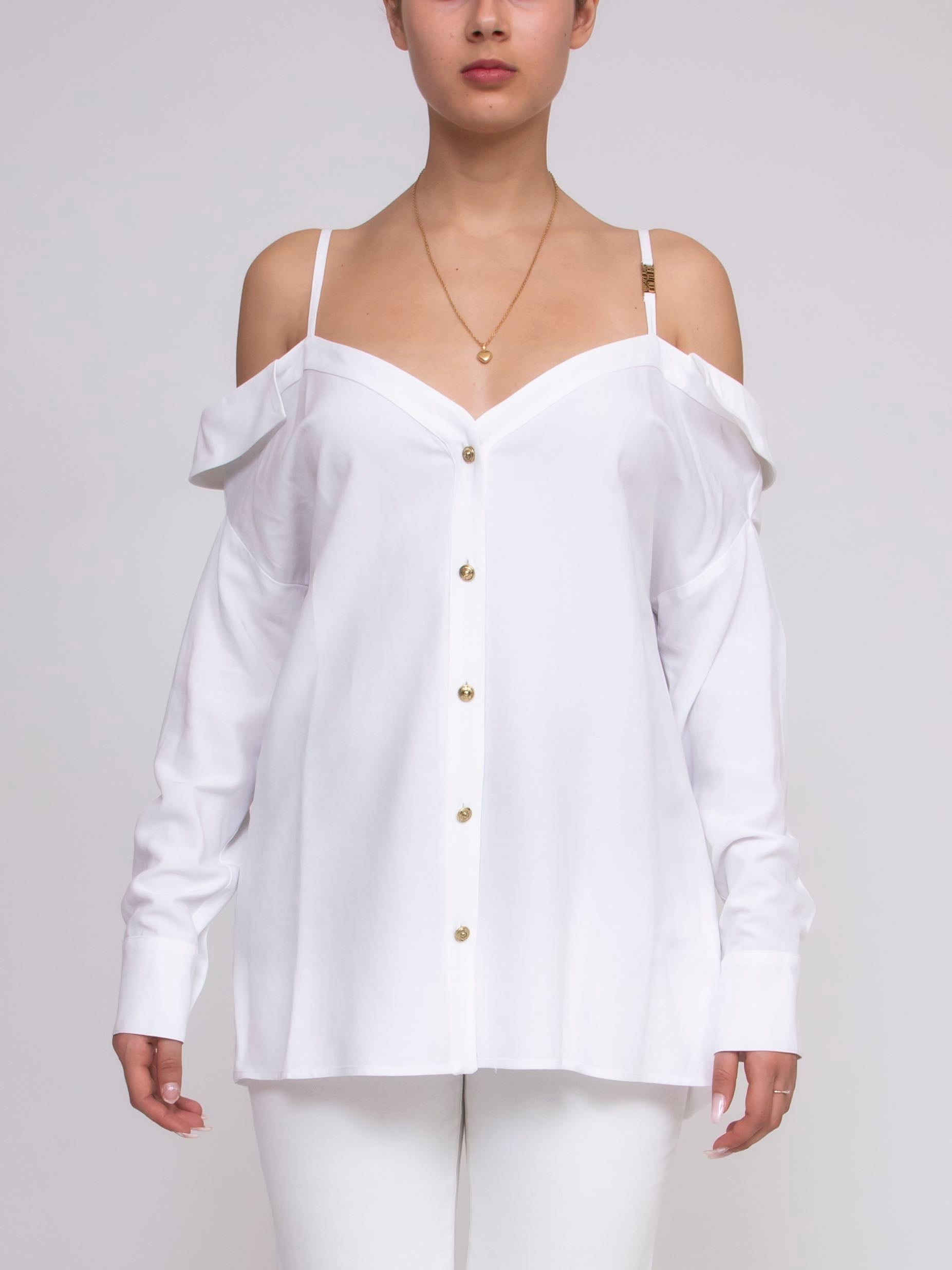 Versace Jeans Camicia Placed 003 BIANCO