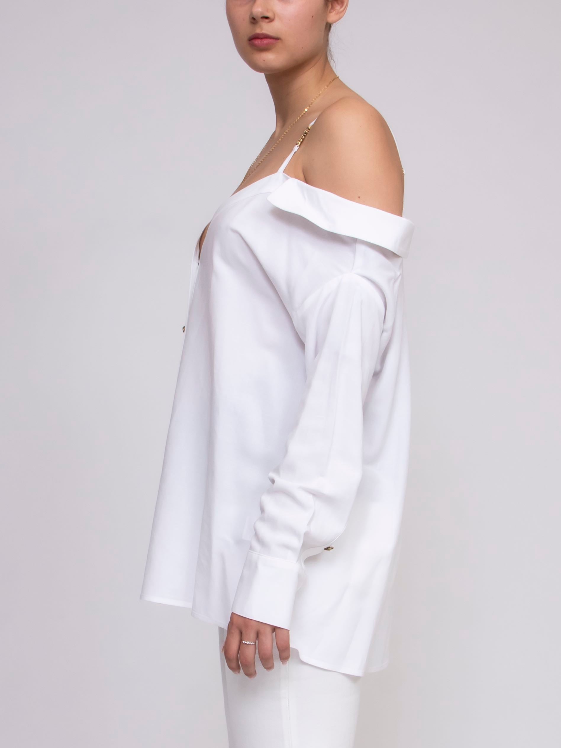Versace Jeans Camicia Placed 003 BIANCO