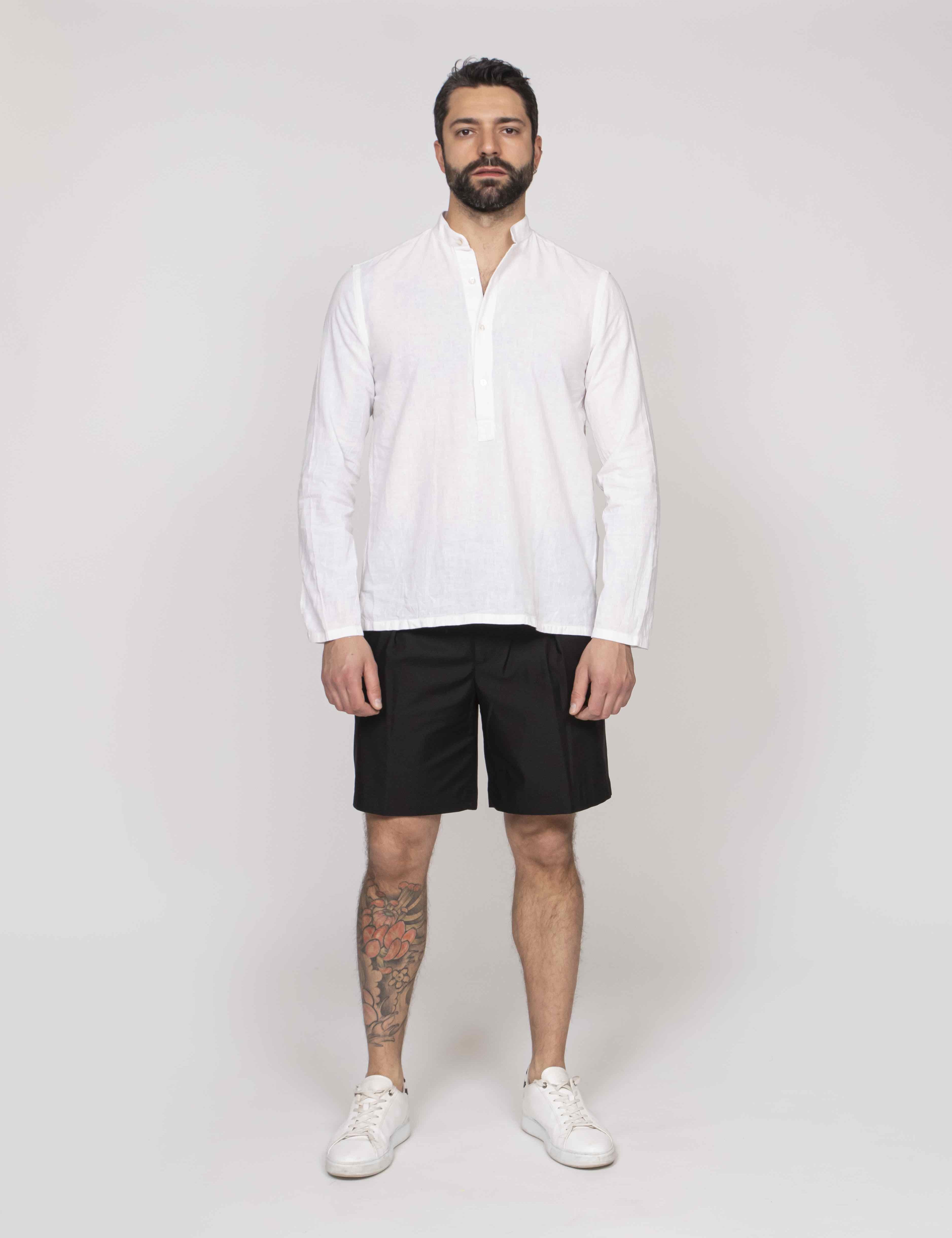 Messagerie Camicia Pratt 0001 BIANCO