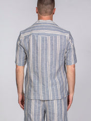Paolo Pecora Camicia RDA1 RIGATO/AZZURRO