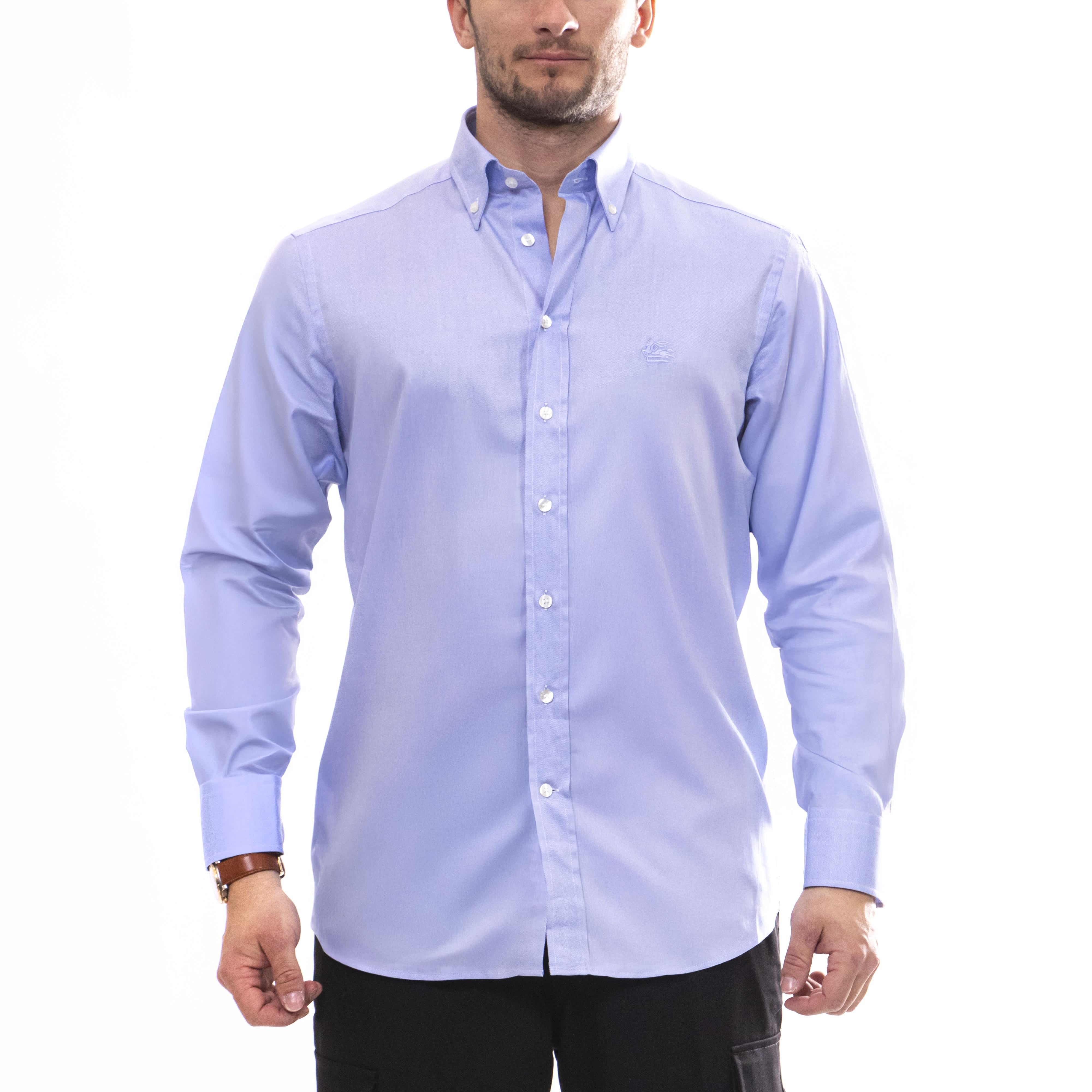 Etro Camicia Roma B0028 AZZURRO PALLIDO