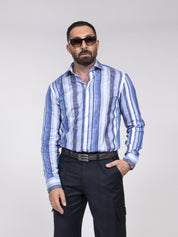 Etro Camicia Roma S9880 AZZURRO