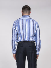 Etro Camicia Roma S9880 AZZURRO