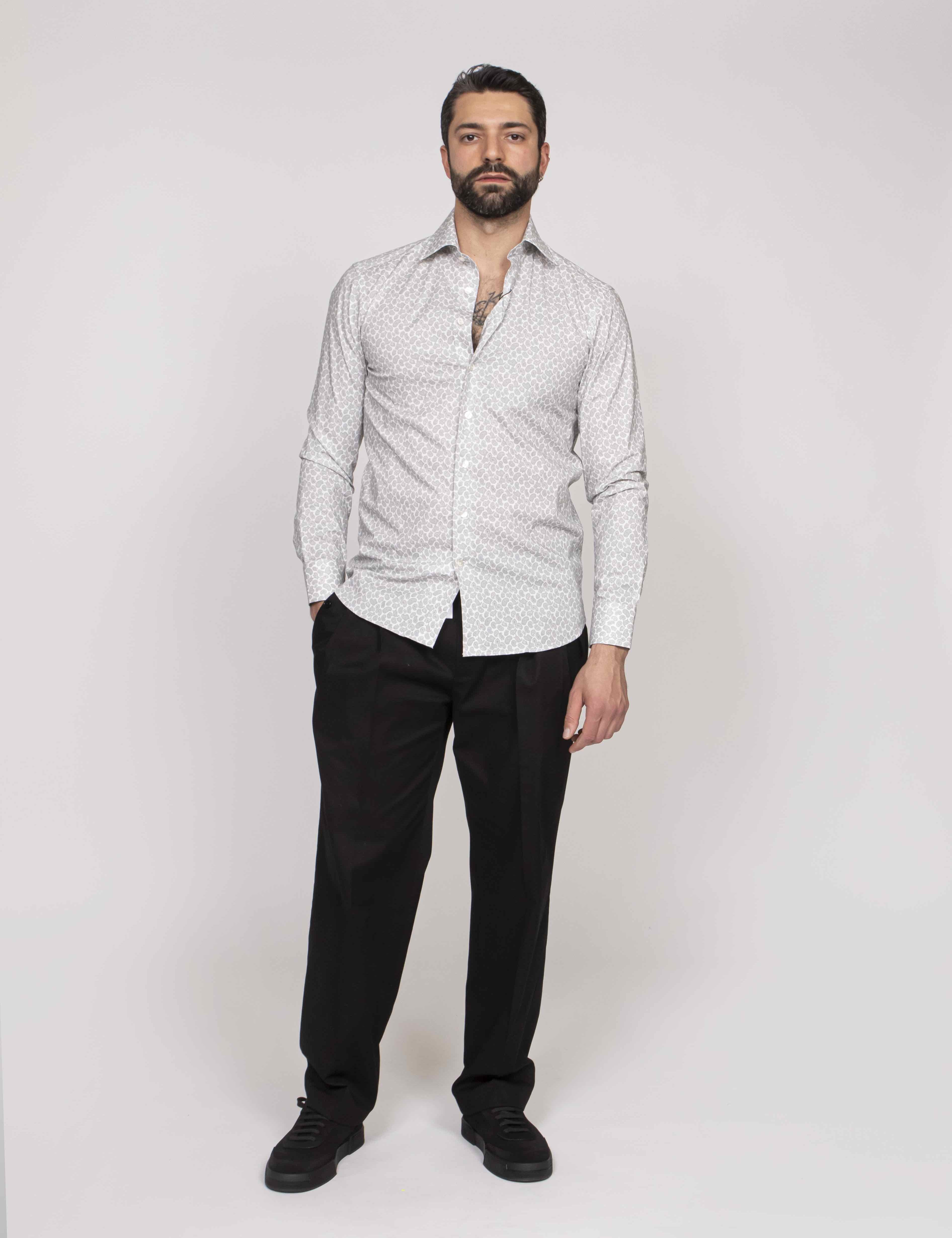 Etro Camicia Roma X0801 F.DO BIANCO