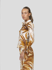 Just Cavalli Camicia Slim 638 GOLDEN PALM