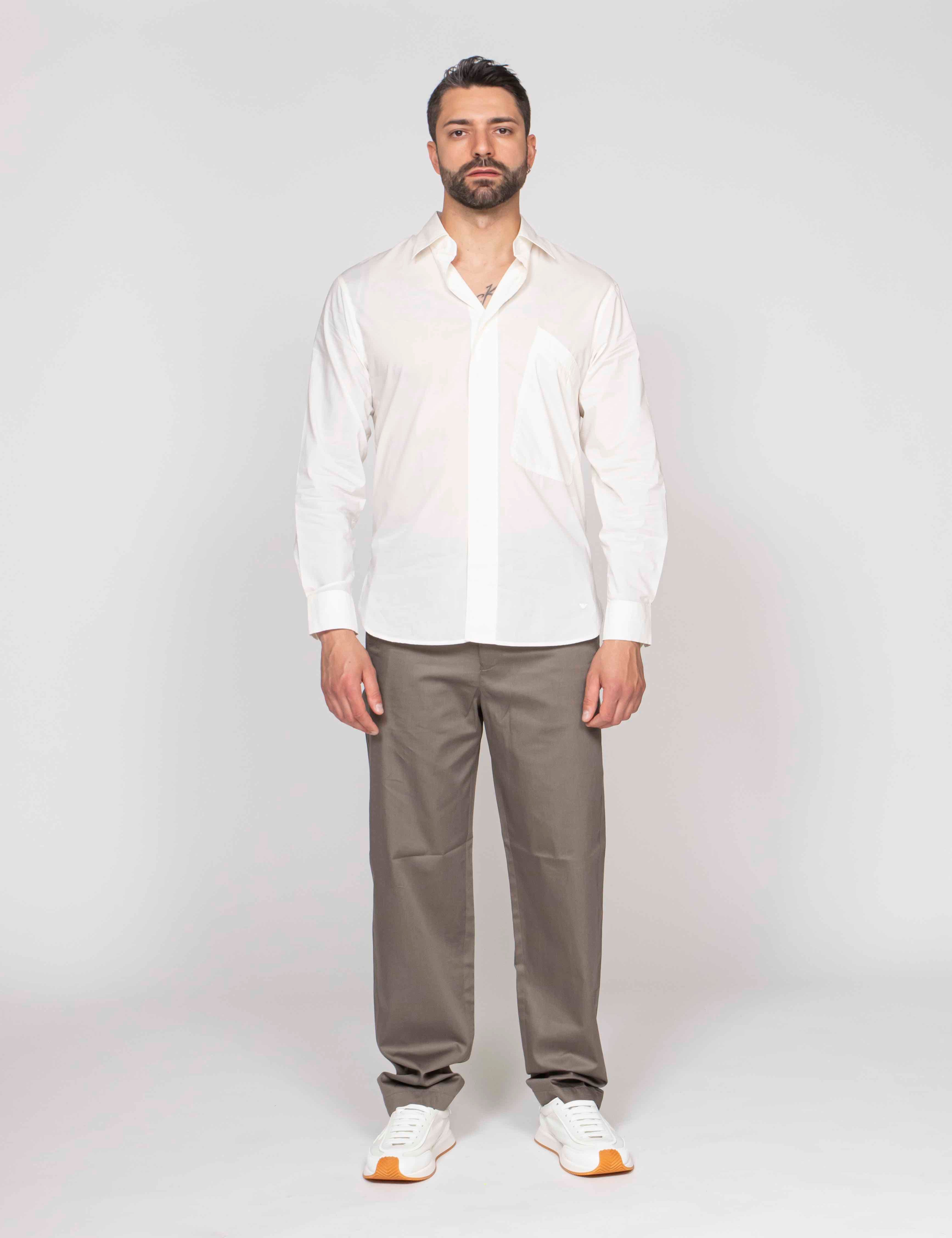 Emporio Armani Camicia U1055 WHISPER WHITE