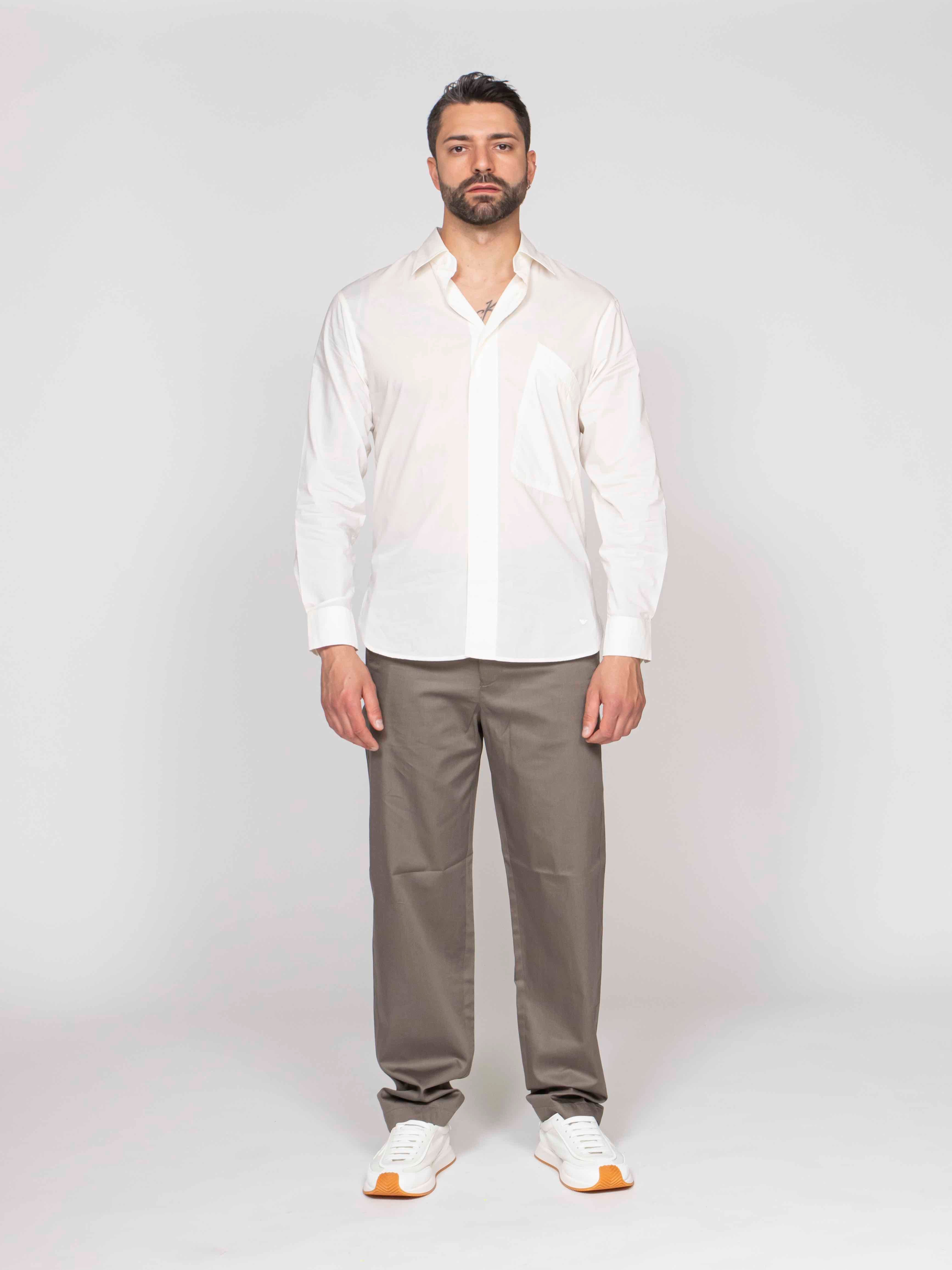 Emporio Armani Camicia U1055 WHISPER WHITE