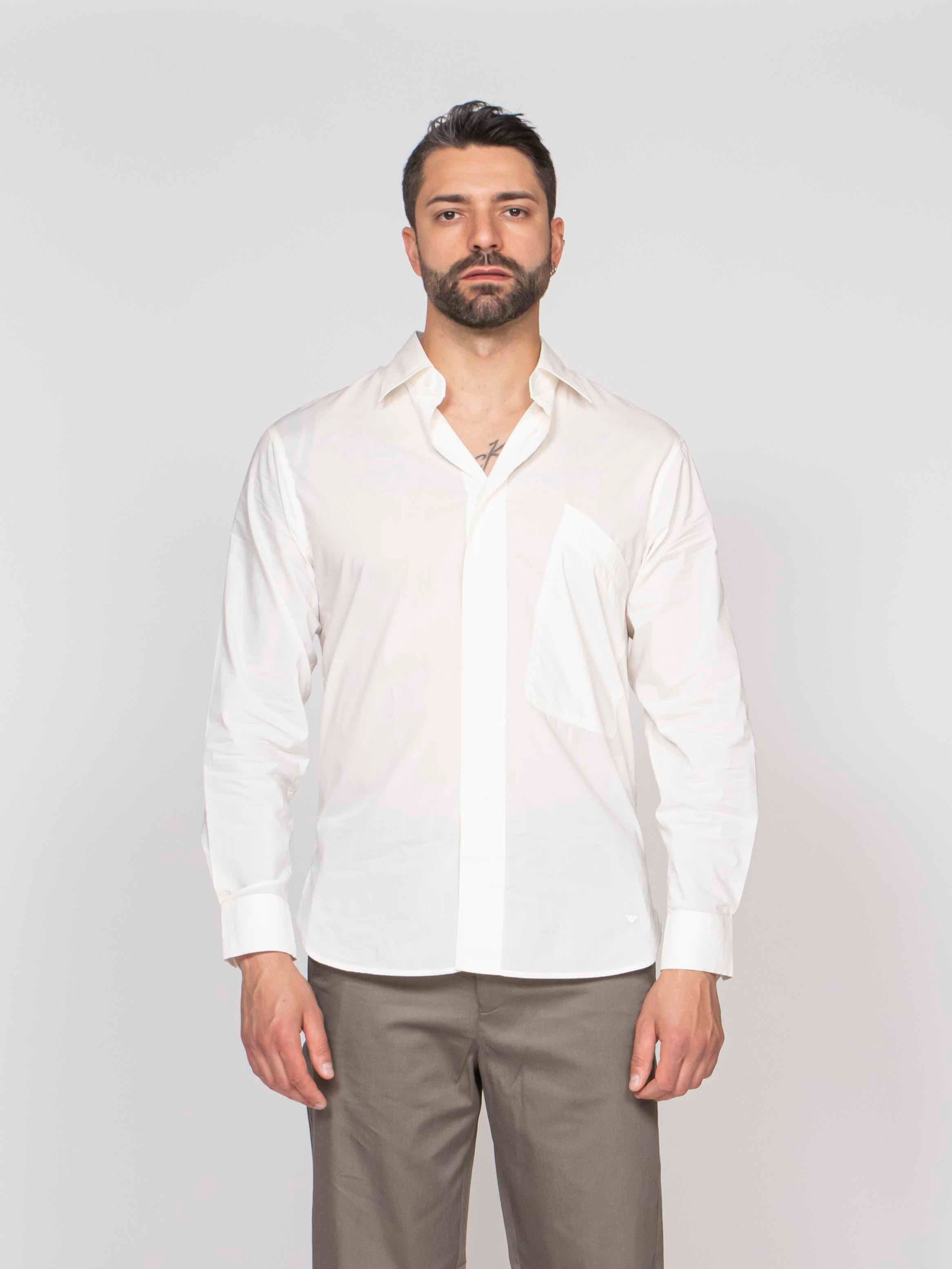 Emporio Armani Camicia U1055 WHISPER WHITE