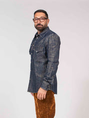 Dsquared2 Camicia Western 470 NAVY BLUE