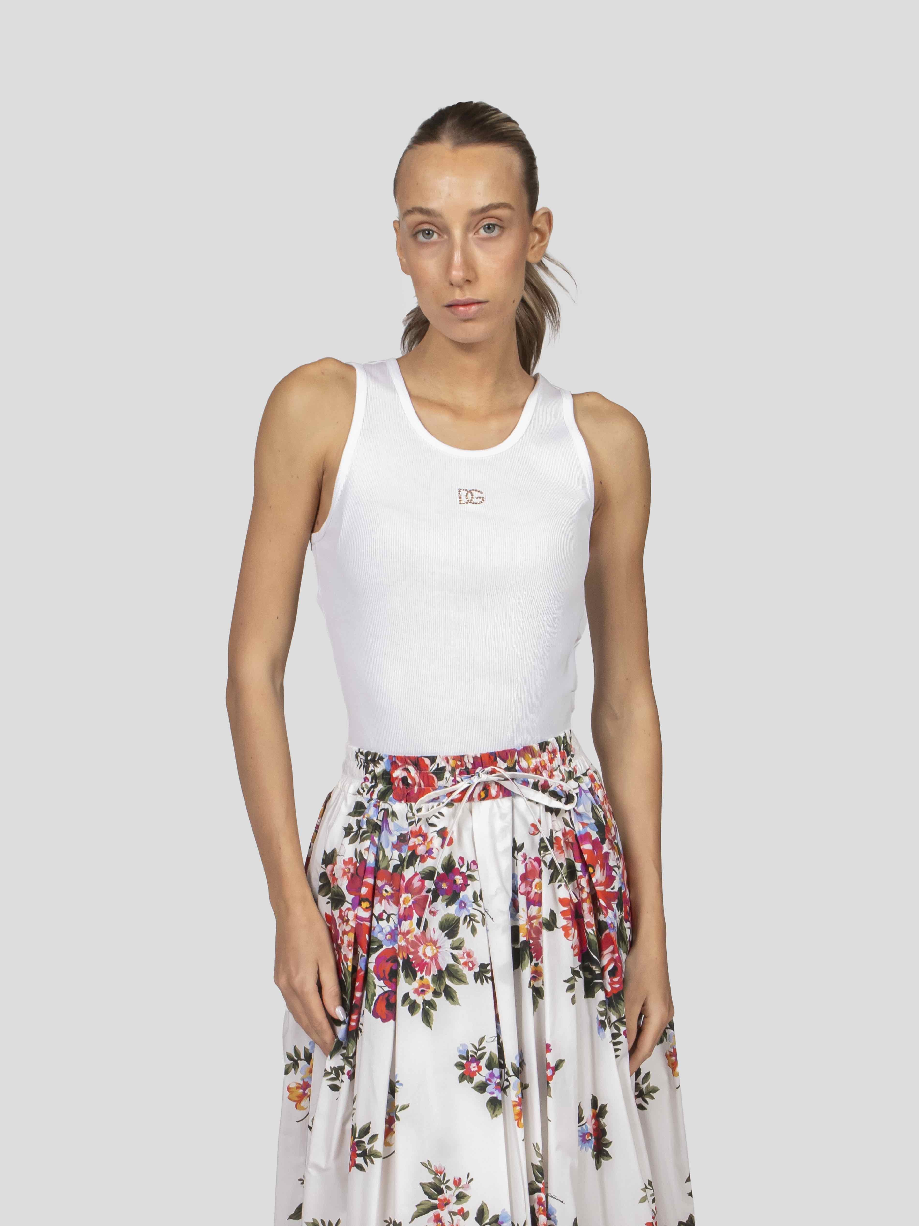 Dolce & Gabbana Canotta W0800 BIANCO OTTICO