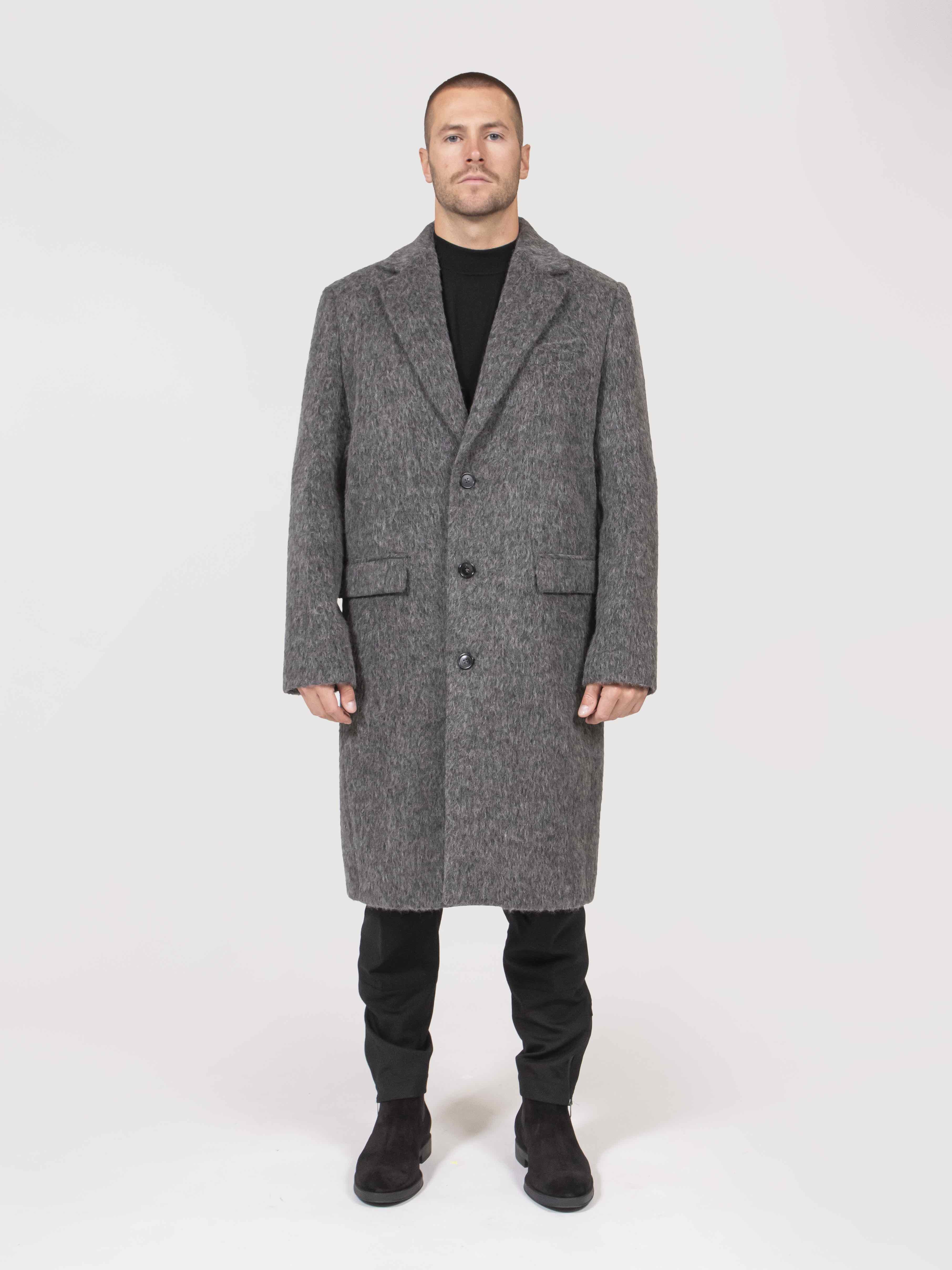 Pt Torino Cappotto Breast 0260 GRIGIO PIOMBO