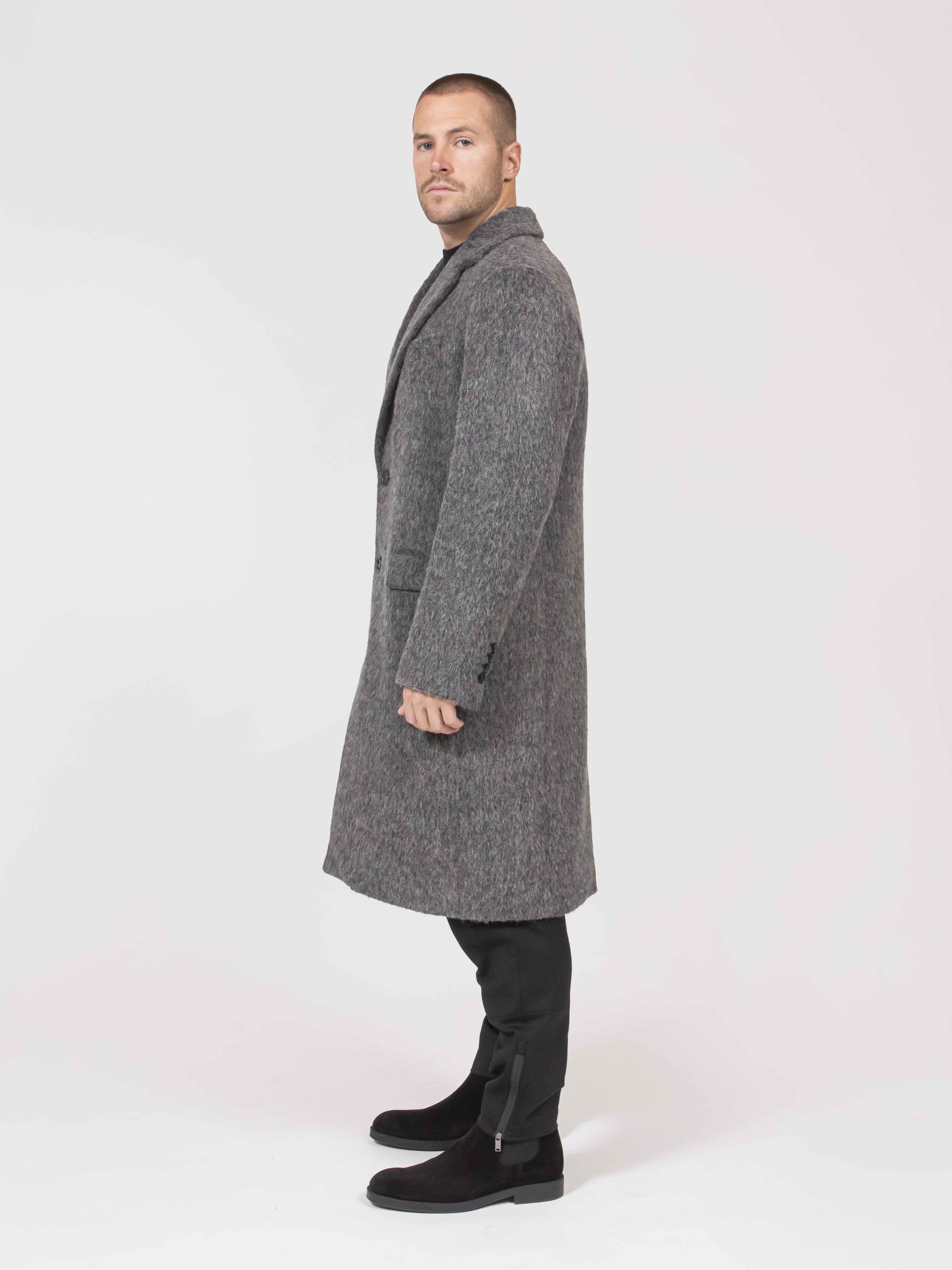 Pt Torino Cappotto Breast 0260 GRIGIO PIOMBO