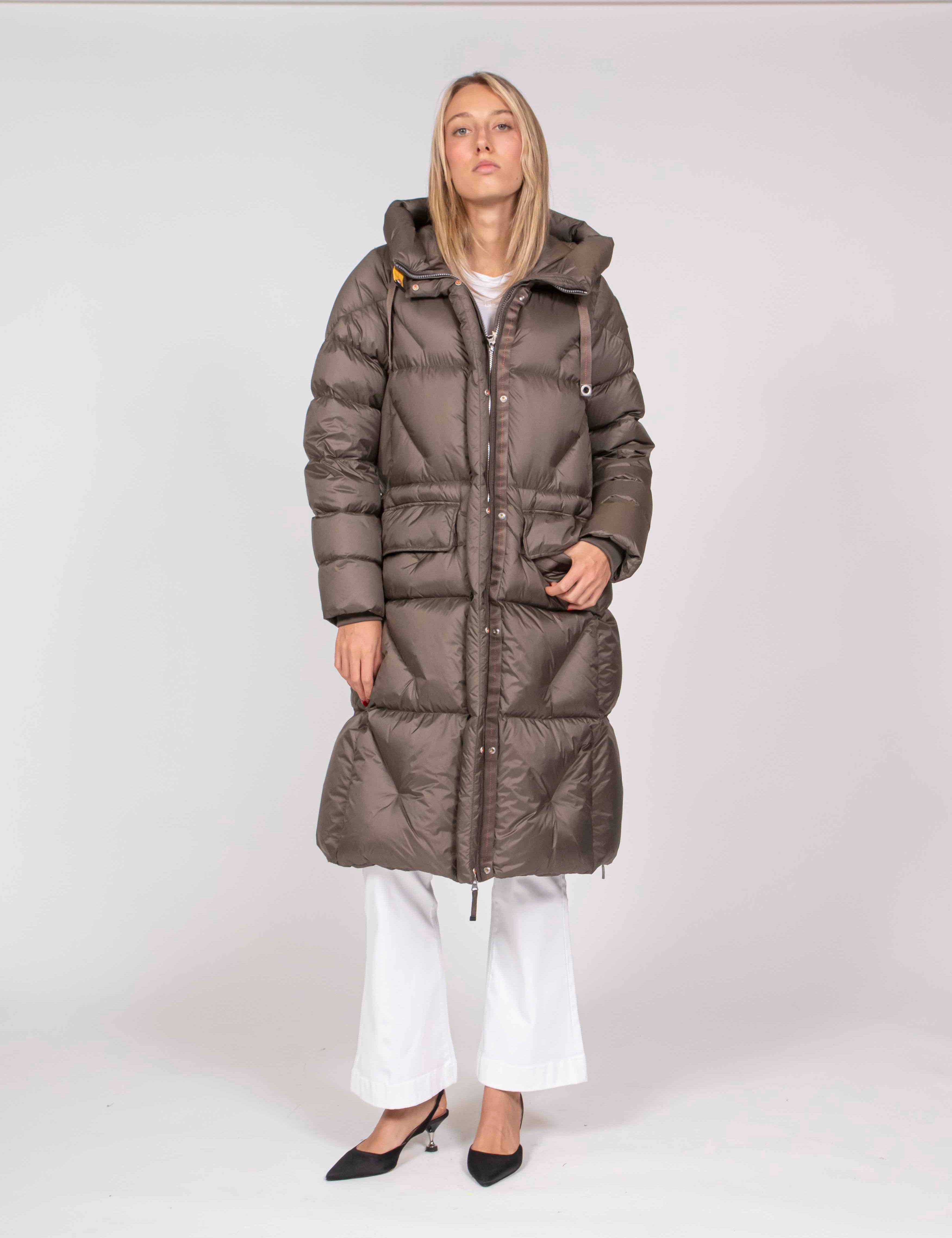 Pjs Parajumpers Cappotto Leonie 0103 OLIVE GREY
