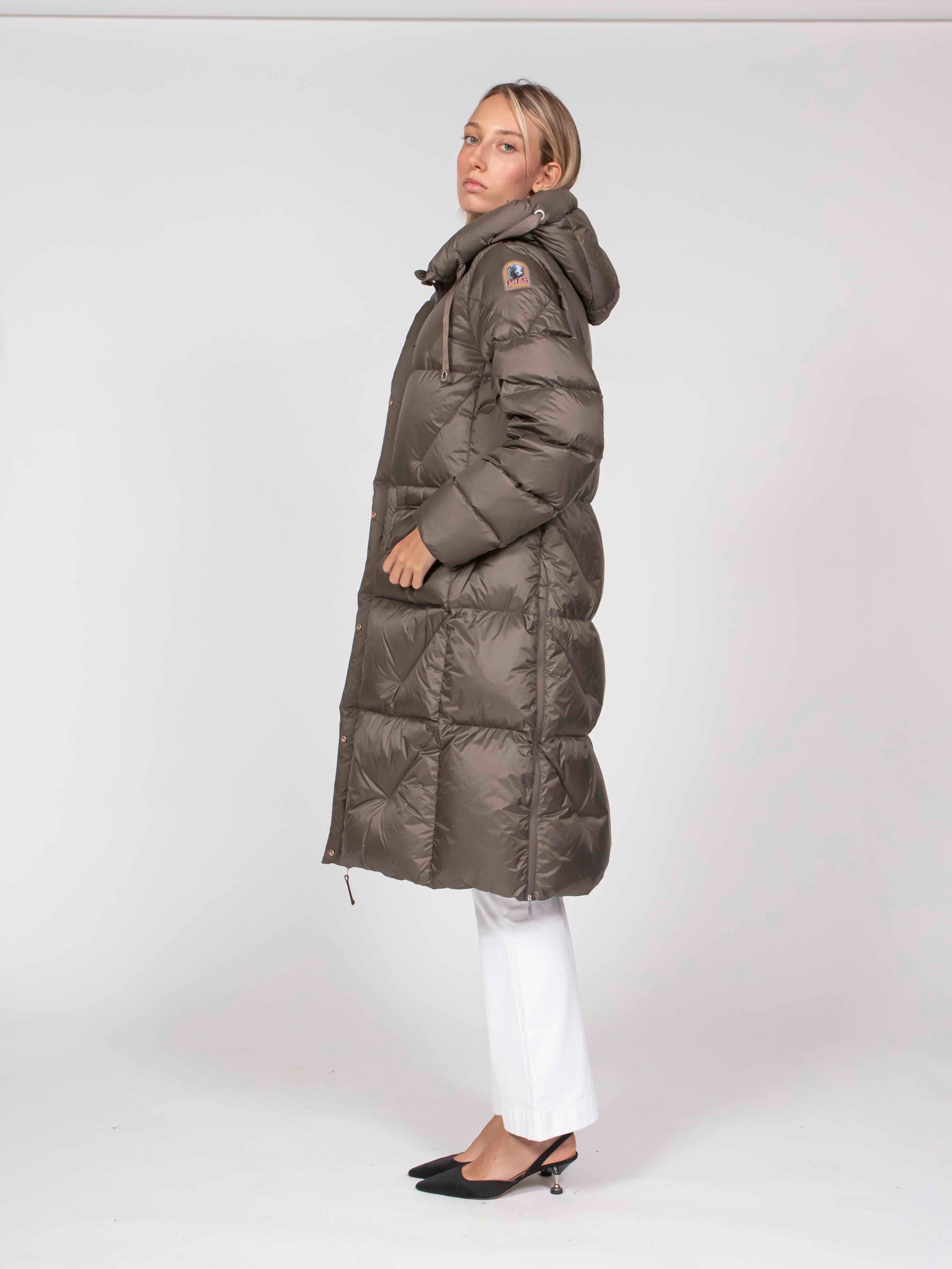 Pjs Parajumpers Cappotto Leonie 0103 OLIVE GREY