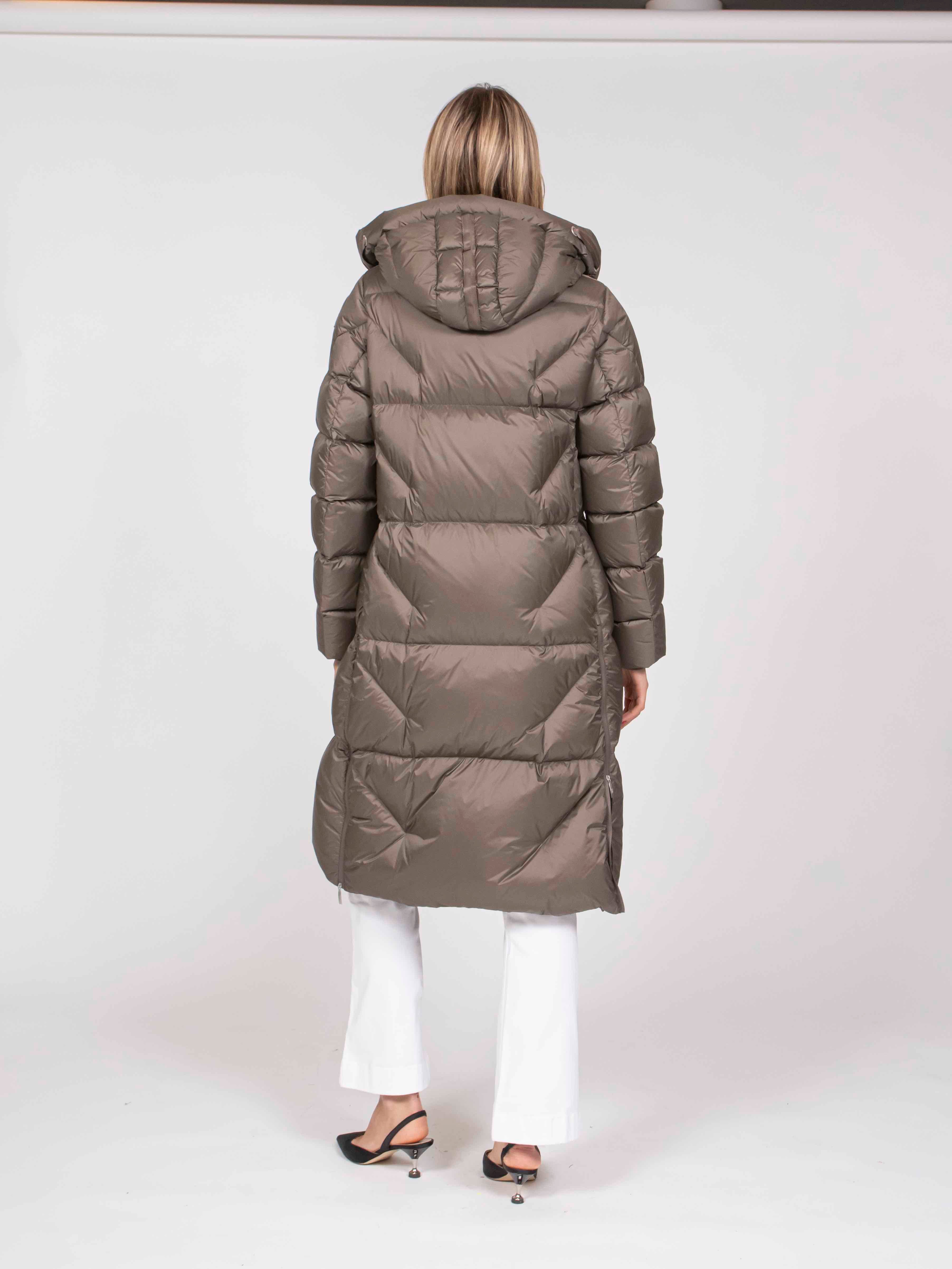 Pjs Parajumpers Cappotto Leonie 0103 OLIVE GREY