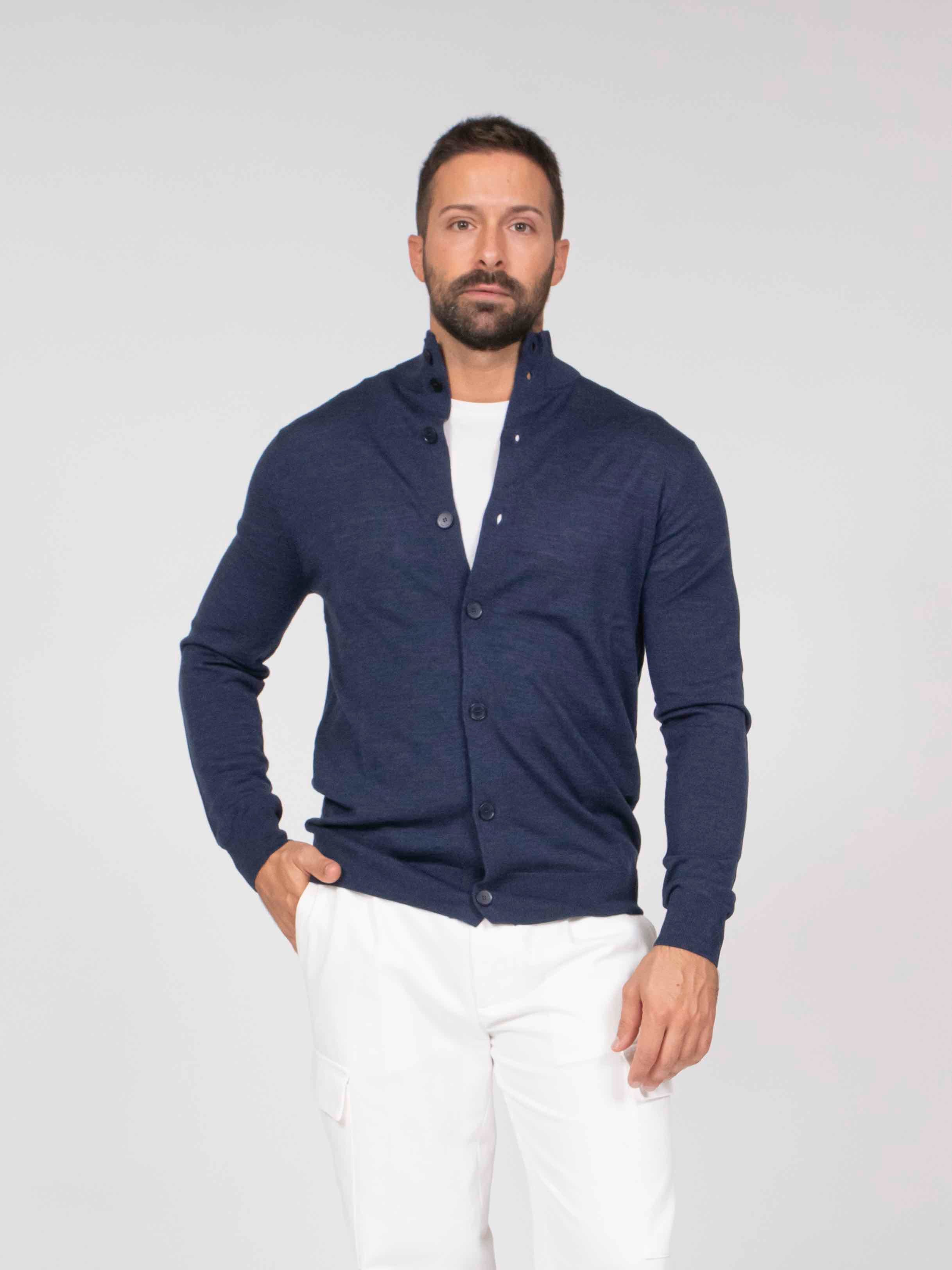 Ballantyne Cardigan 13714 VINTAGE DENIM