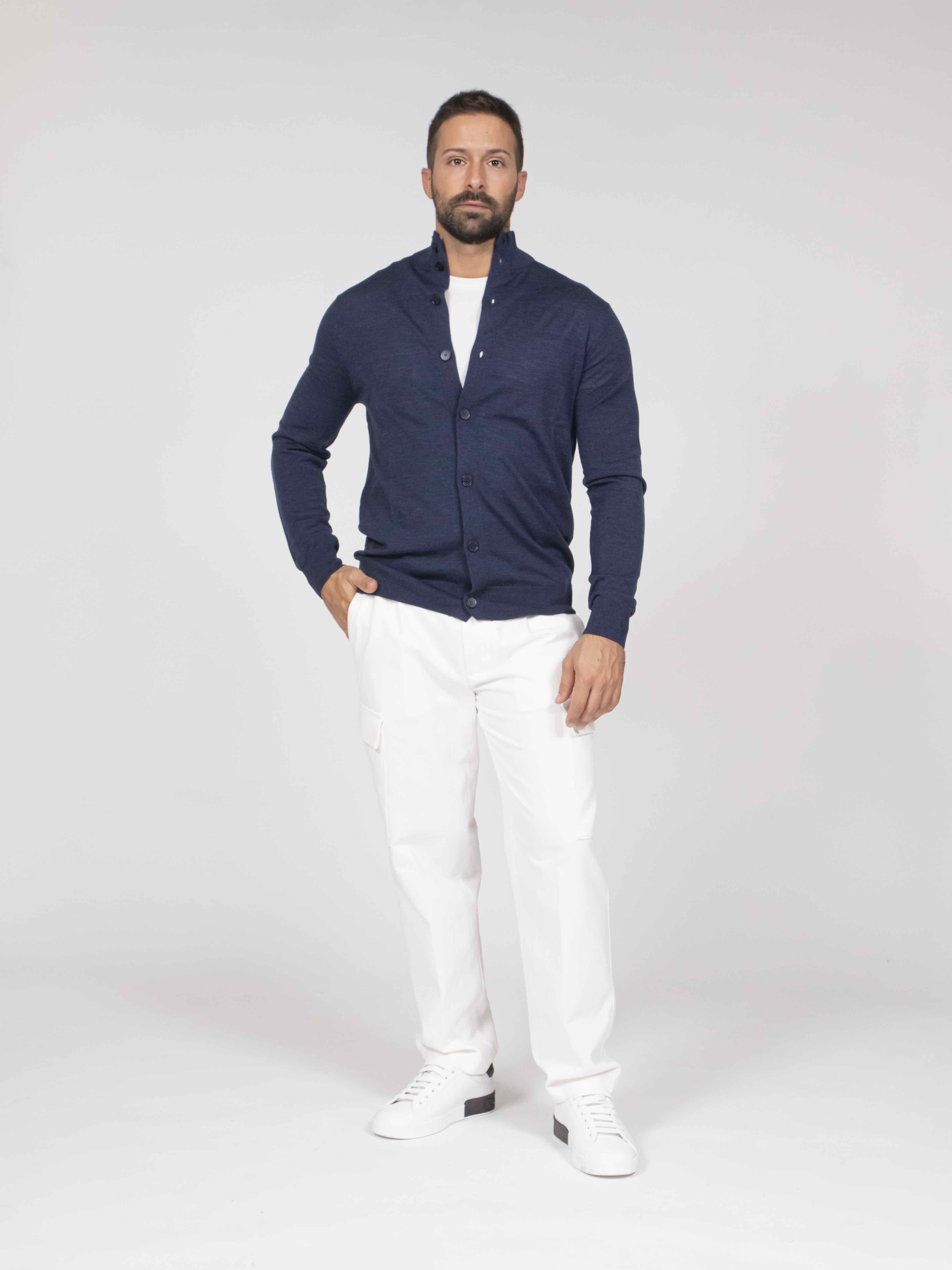 Ballantyne Cardigan 13714 VINTAGE DENIM