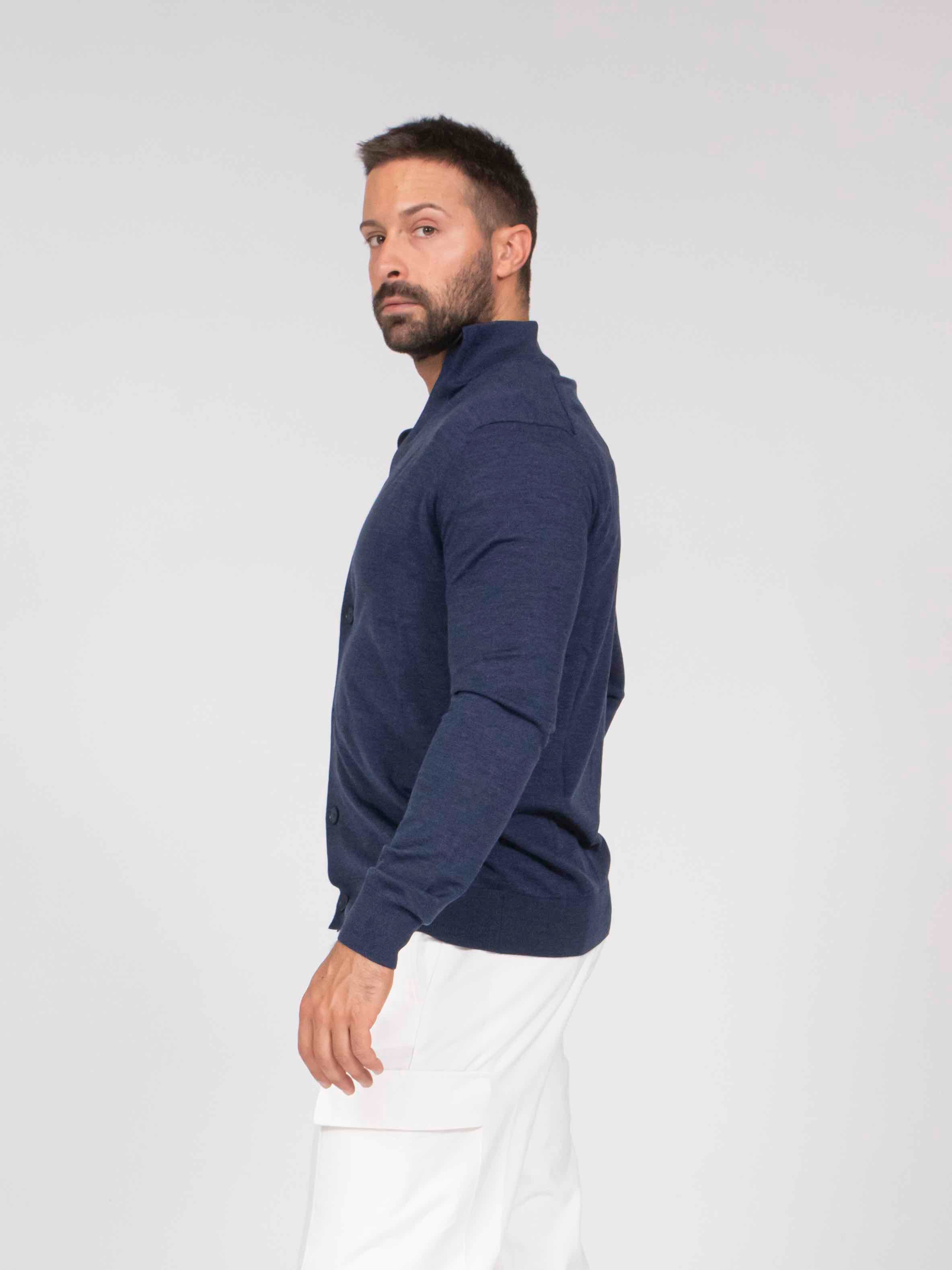 Ballantyne Cardigan 13714 VINTAGE DENIM