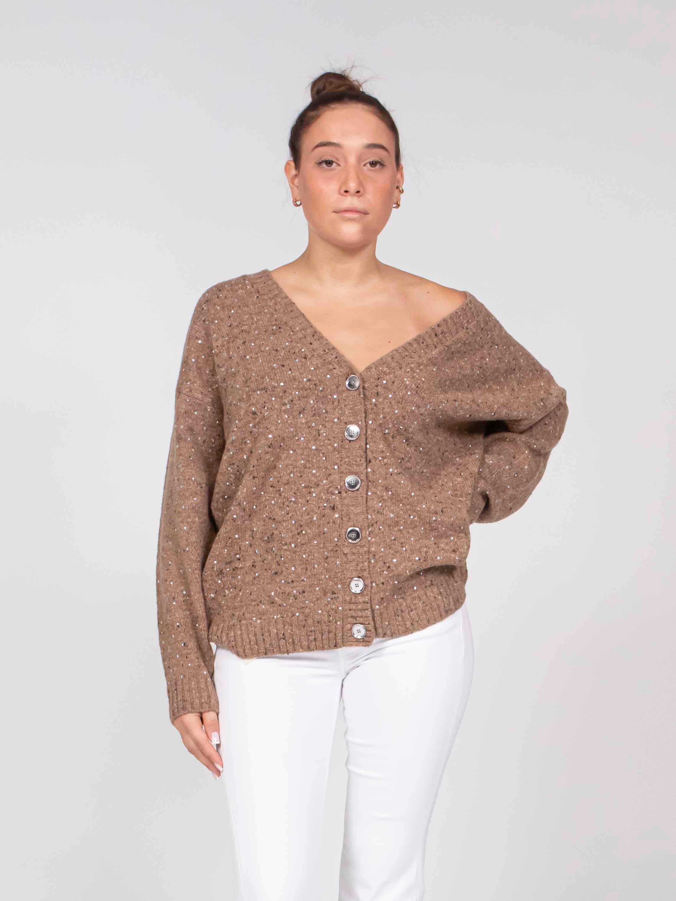 Pinko Cardigan C3Z CAMMELLO
