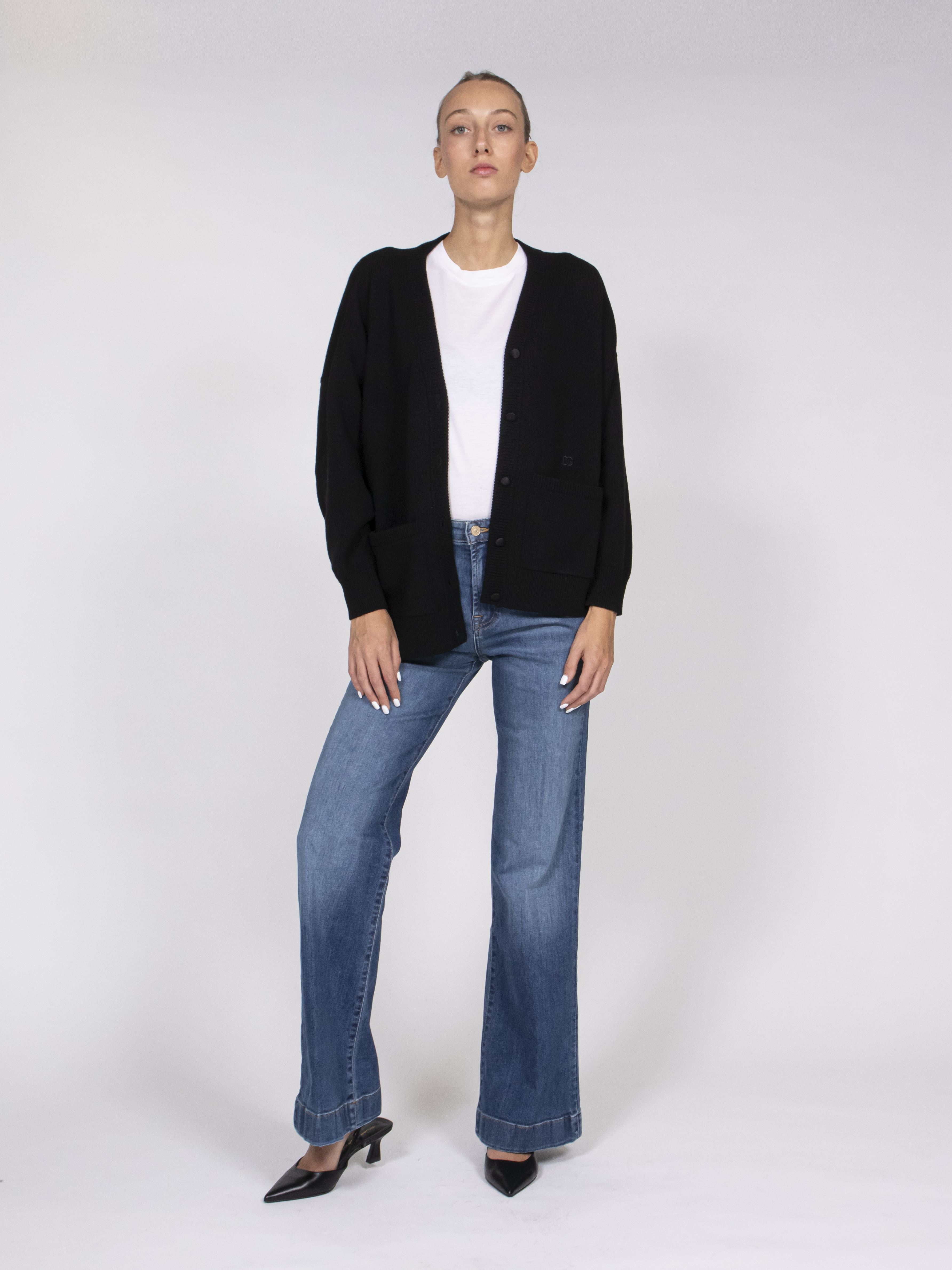 Dolce & Gabbana Cardigan C/bottoni N0000 NERO