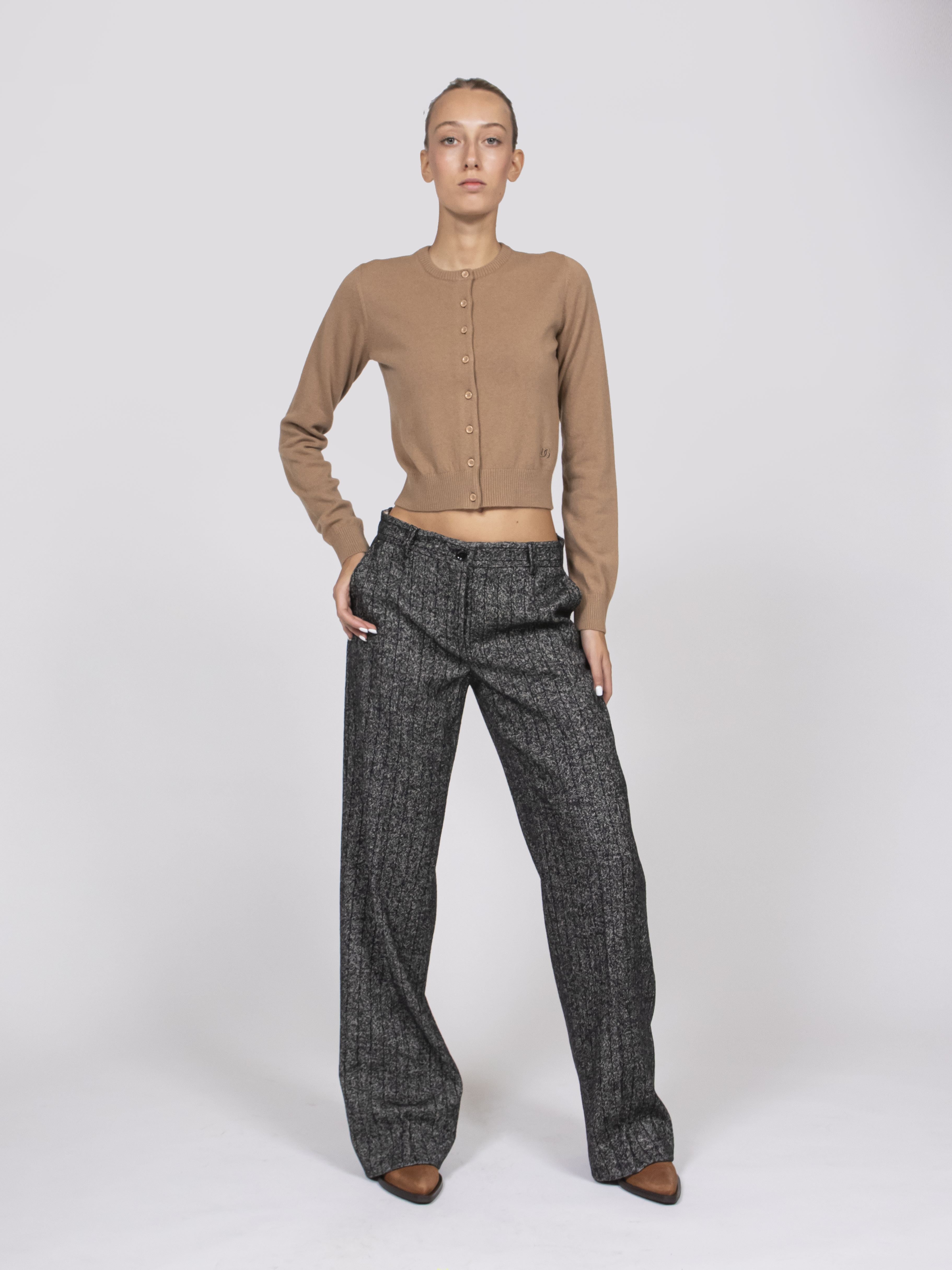 Dolce & Gabbana Cardigan con Colletto M2186 MARRONE CHIARO
