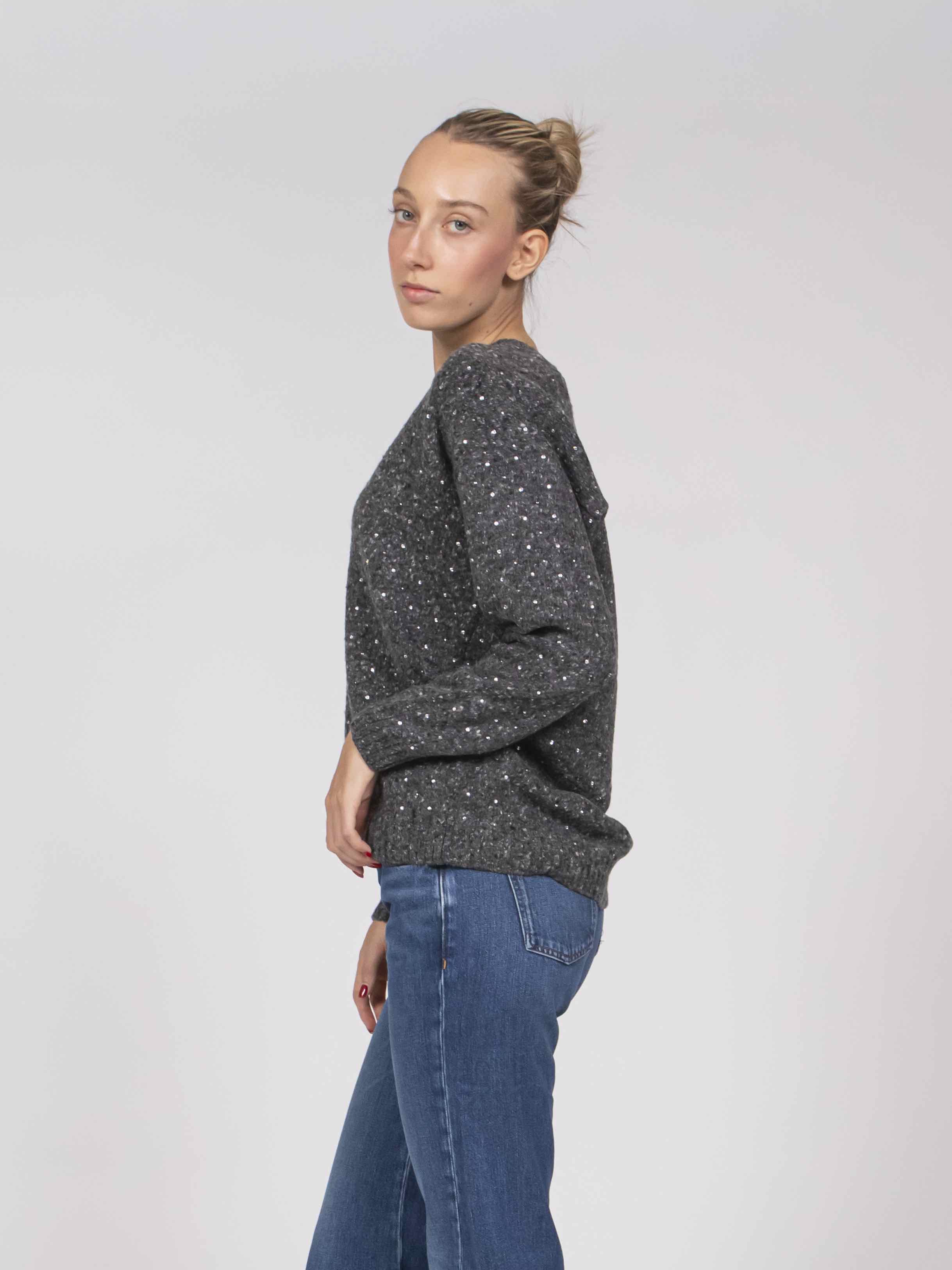 Pinko Cardigan IZ9 GRIGIO/NERO